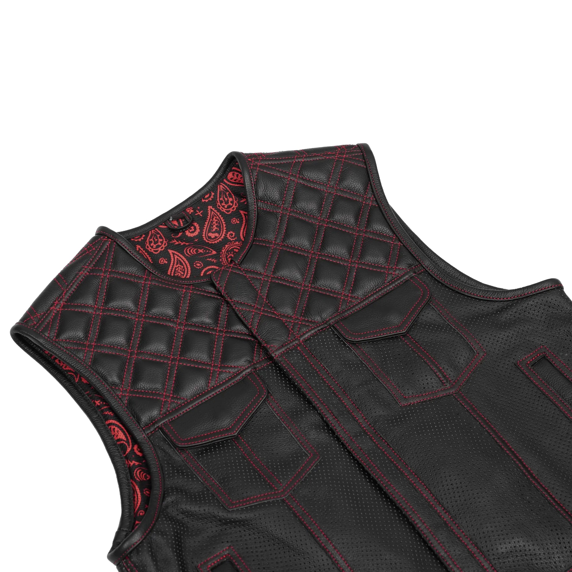Predator - Men’s Motorcycle Leather Vest