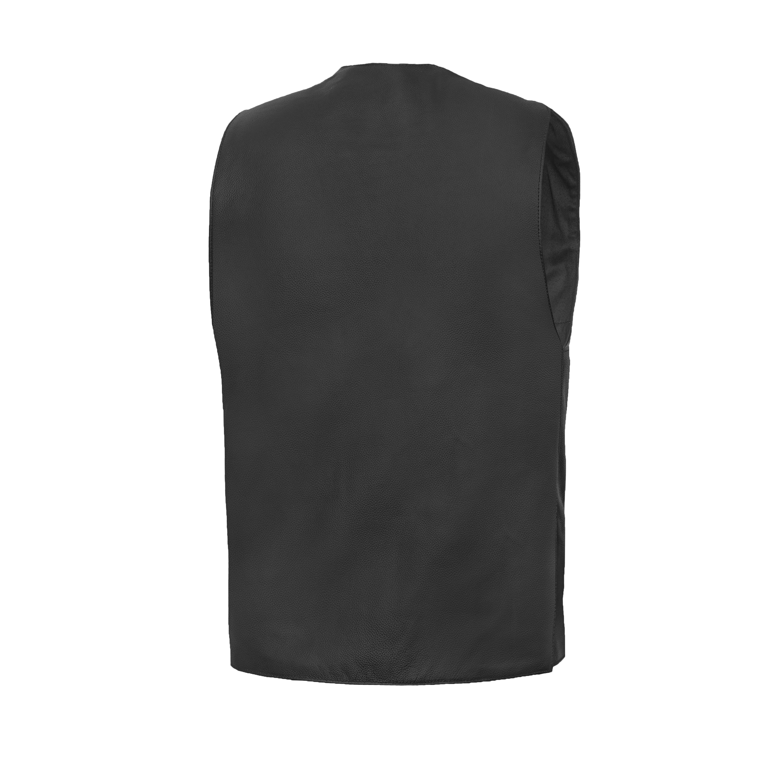 Trinity Men's Motorcycle Leather Vest