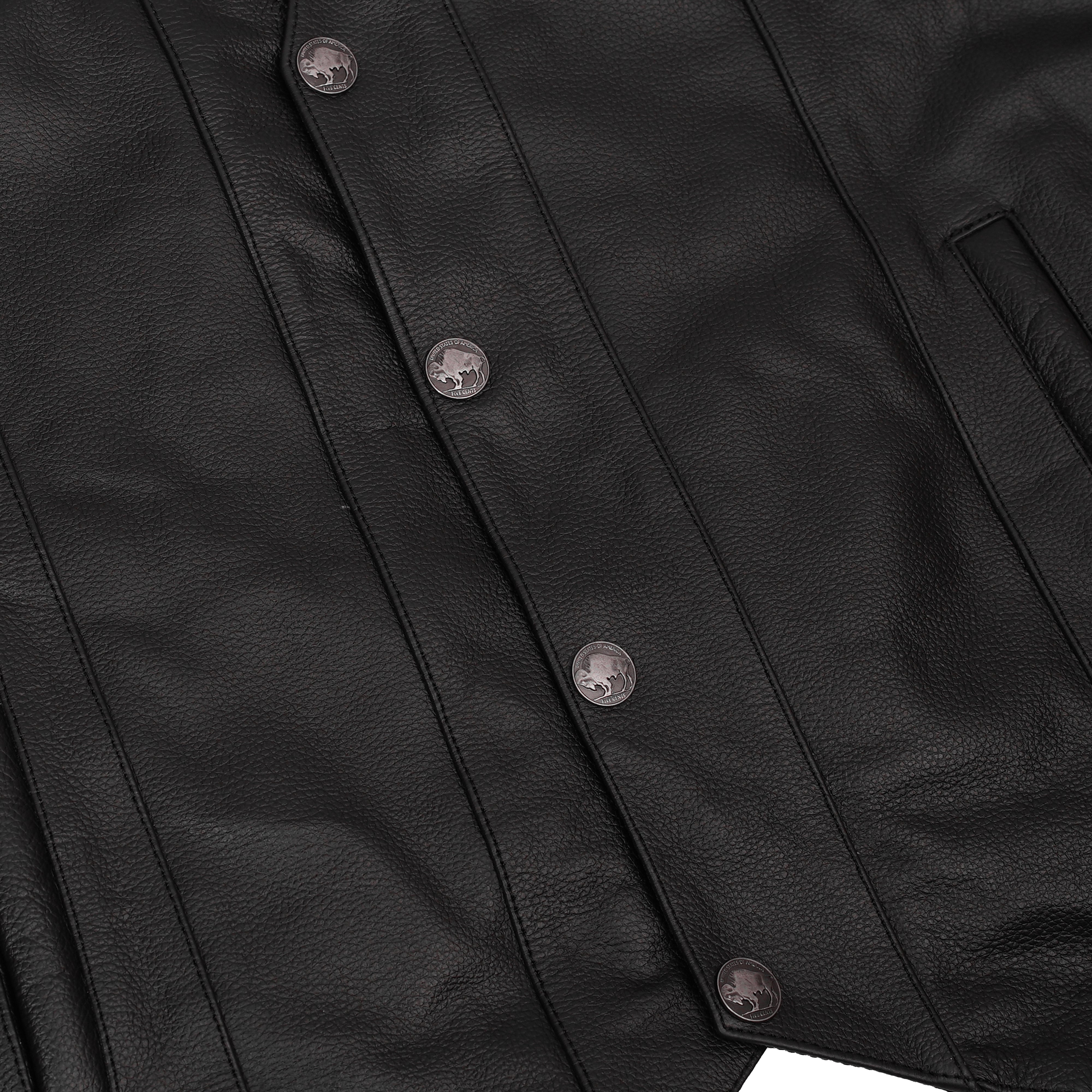 Trinity Men's Motorcycle Leather Vest