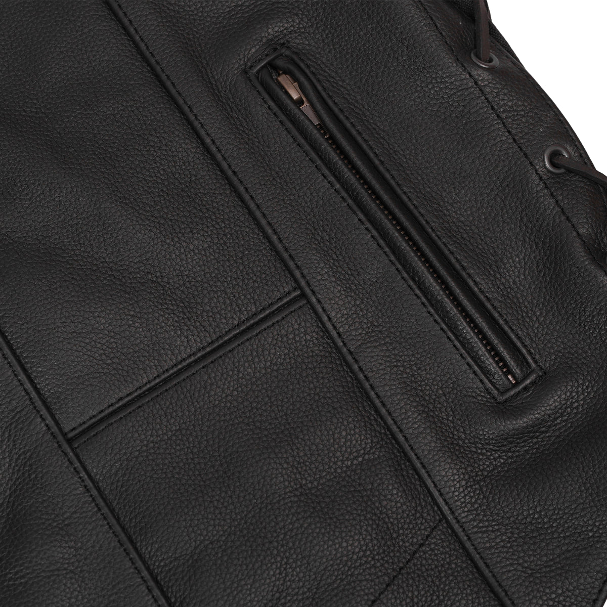 Diablo Men's Motorcycle Leather Vest