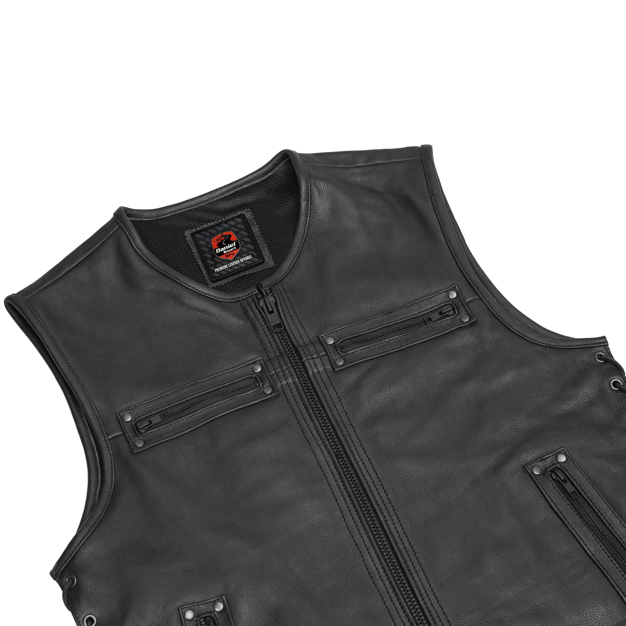 Bandit™ Men's Motorcycle Leather Vest