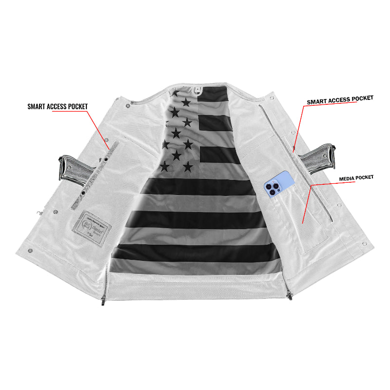 Stitchon Men's Motorcycle Leather Vest