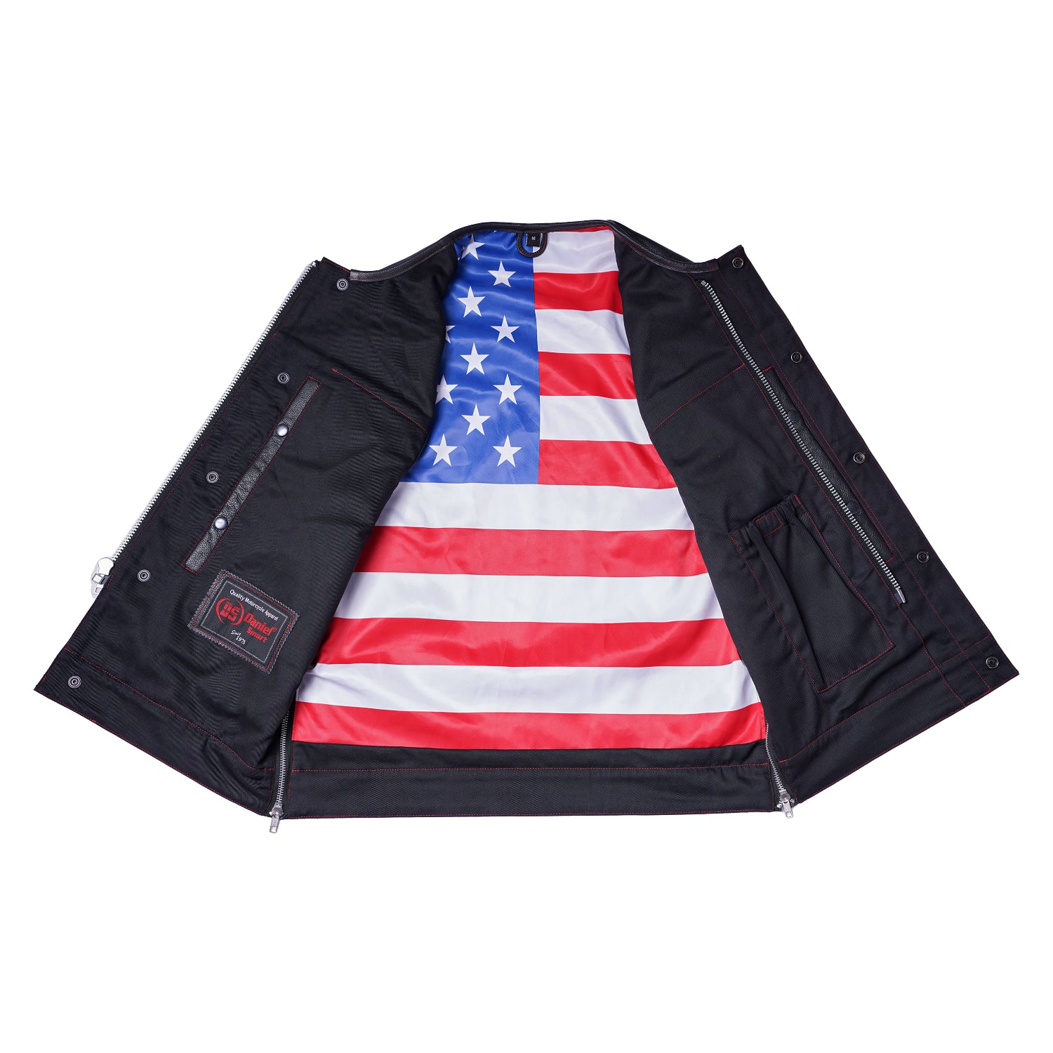 Stitchon™ Men's Motorcycle Leather Vest