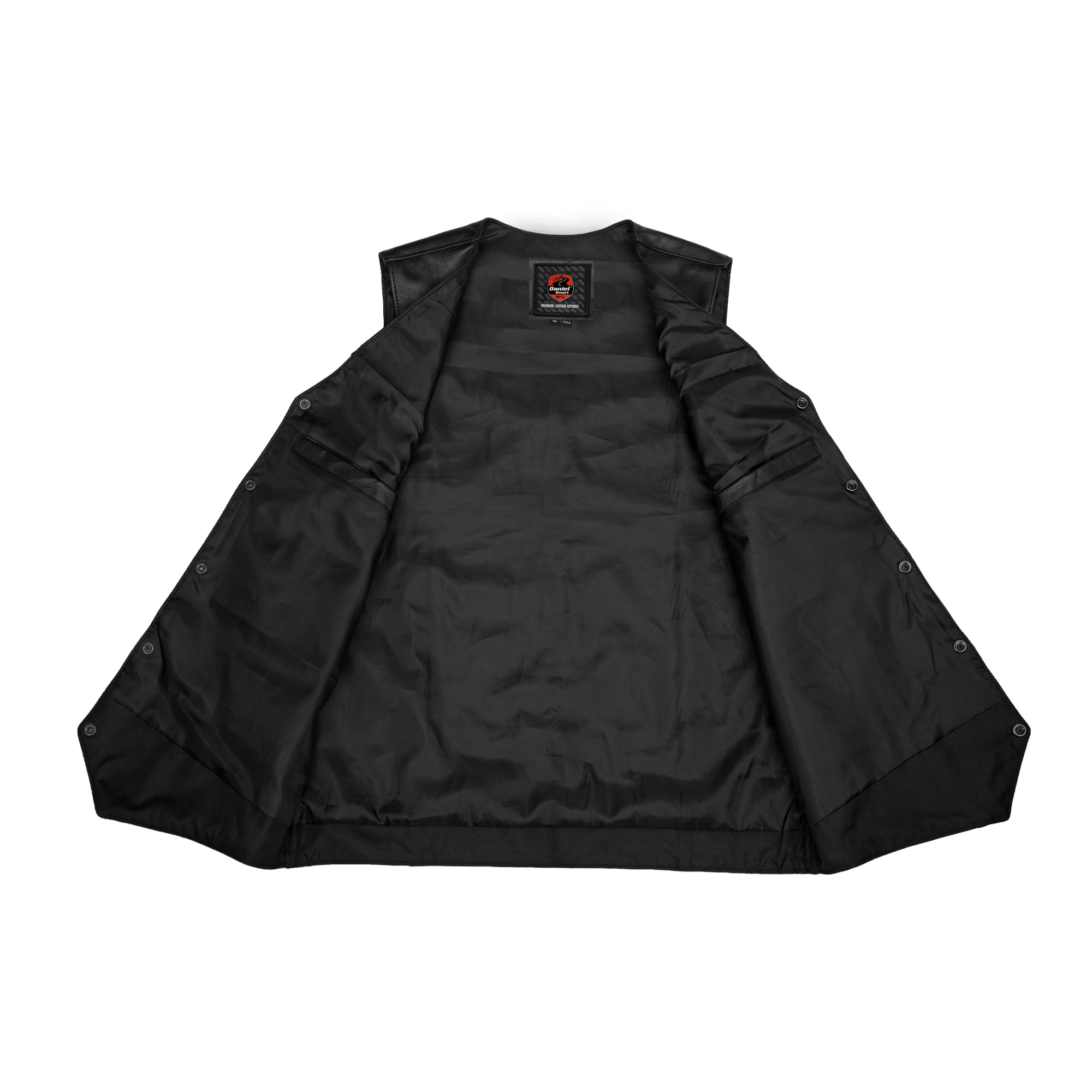 Outlaw Men's Motorcycle Leather Vest