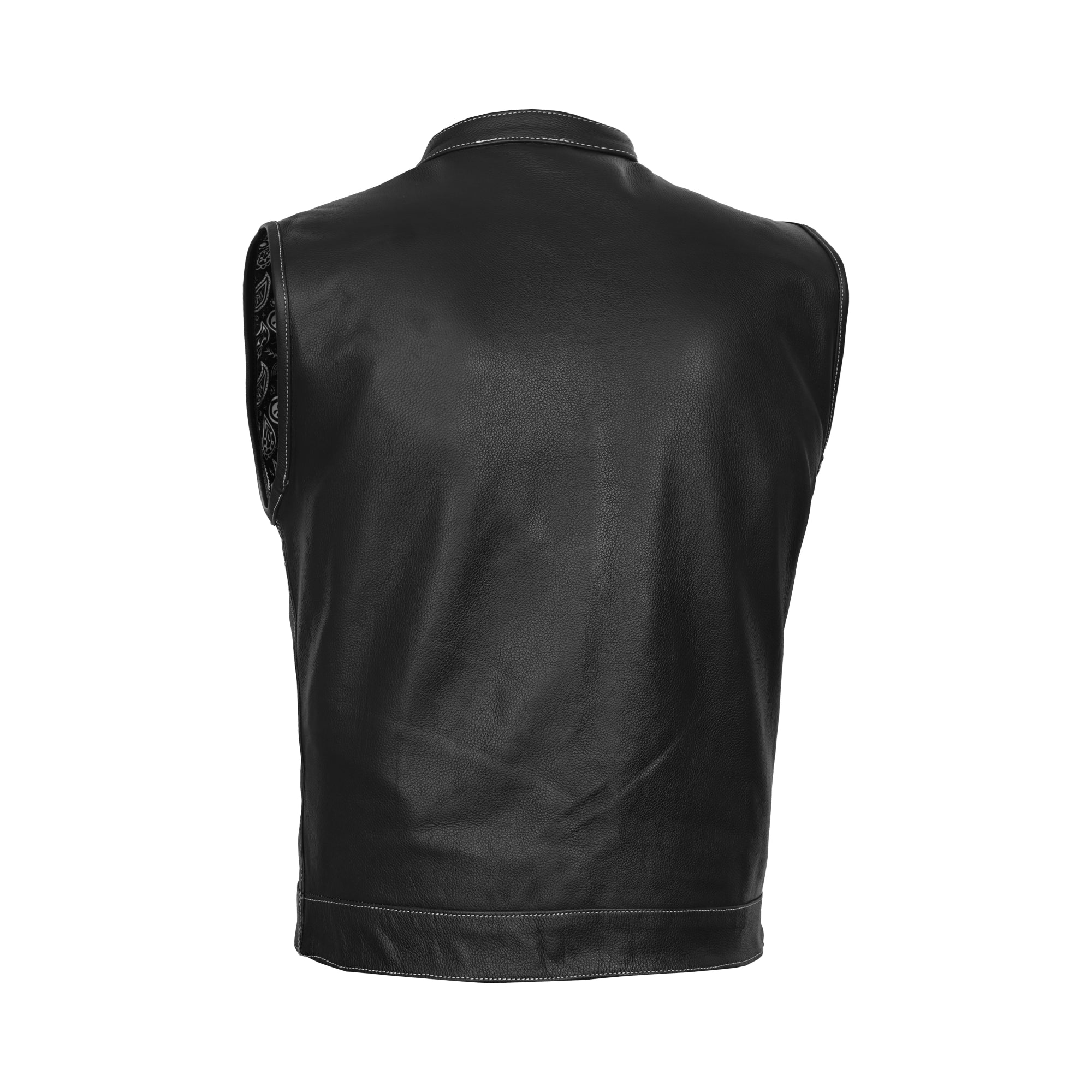Silverstar™ Men's Motorcycle Leather Vest