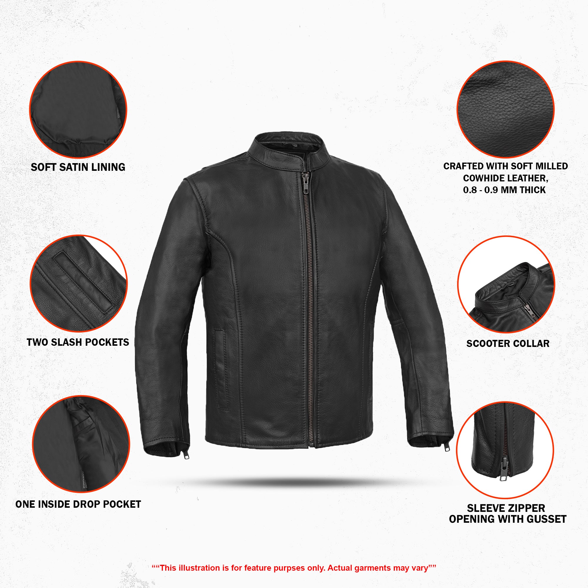 Rookie - Kids Leather Jacket
