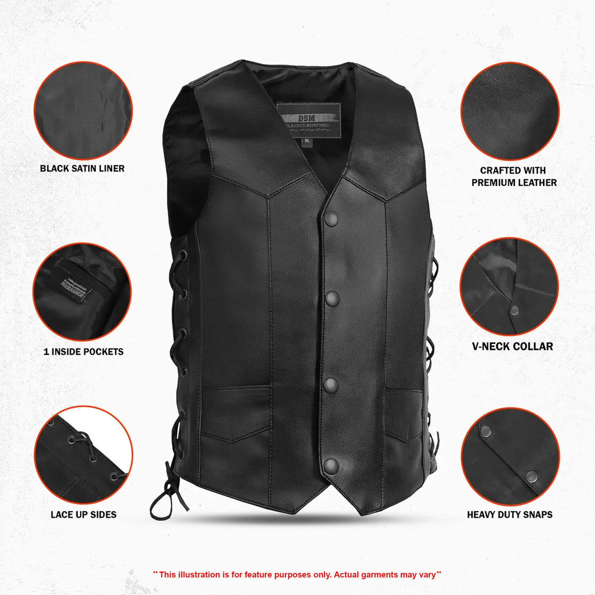 Buzz - Kids Leather Vest