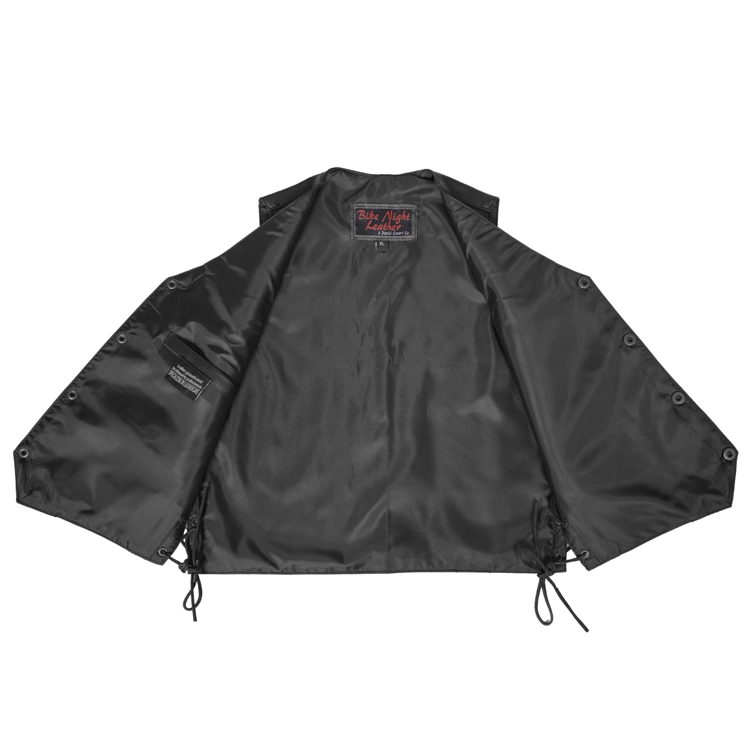 Kids Leather Vest - Traditional Style & Side Laces