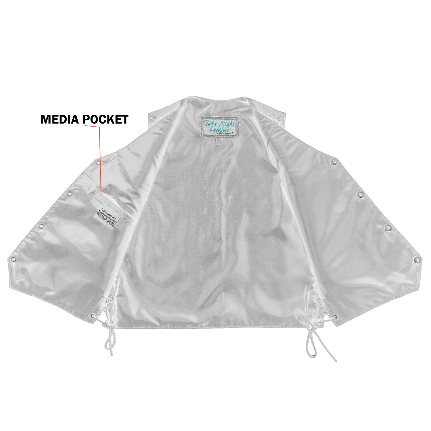 Kids Leather Vest - Traditional Style & Side Laces