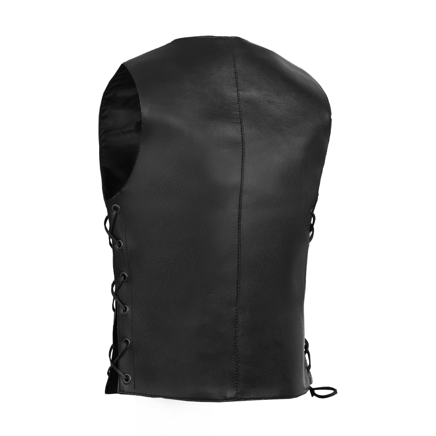 Kids Leather Vest - Traditional Style & Side Laces