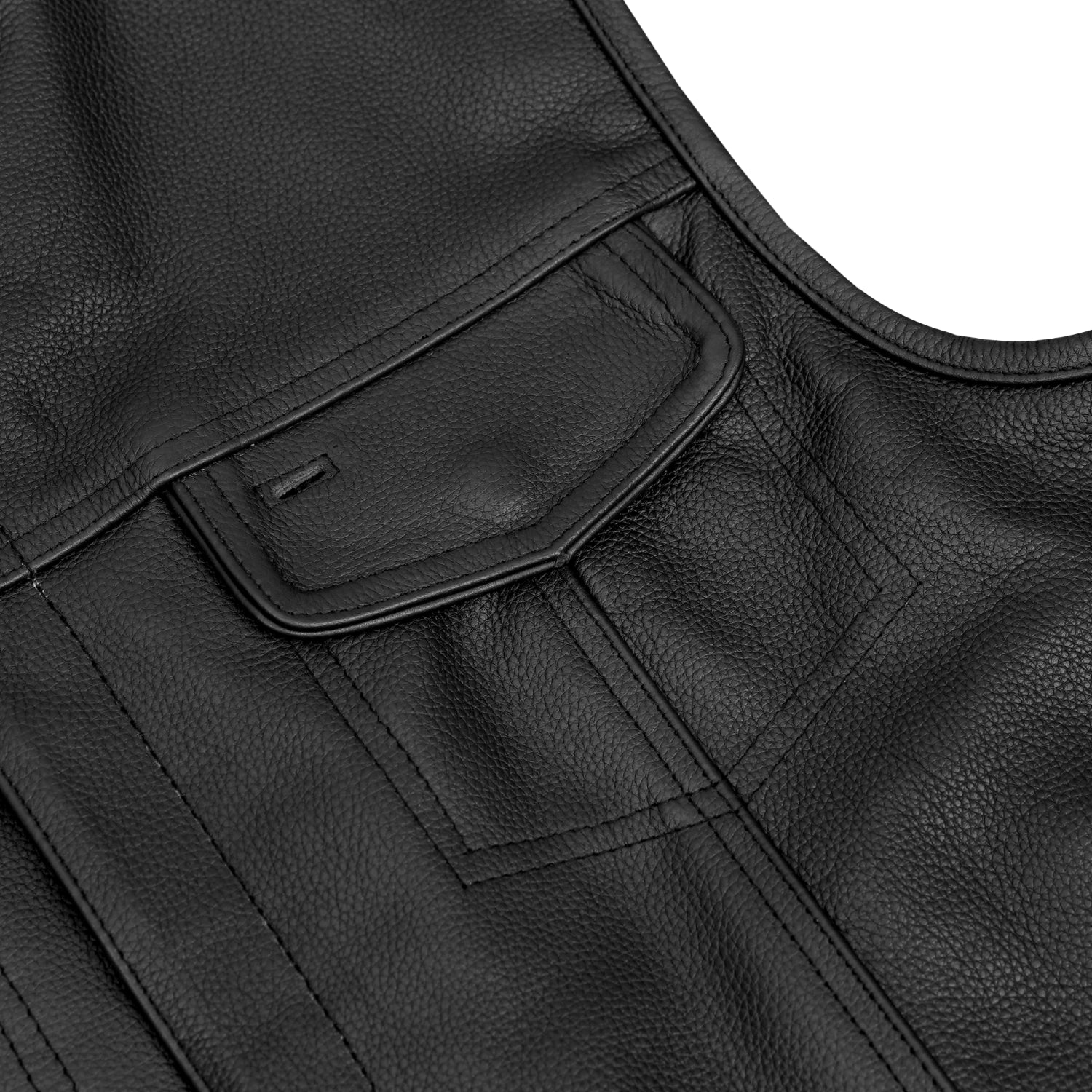 Vestra Men's Motorcycle Leather Vest