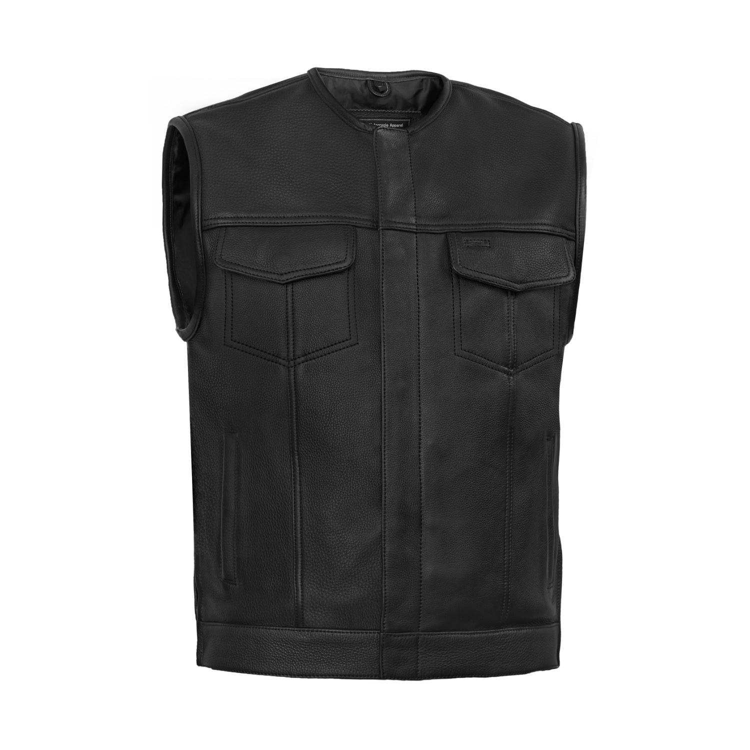 Maverick Men's Motorcycle Leather Vest