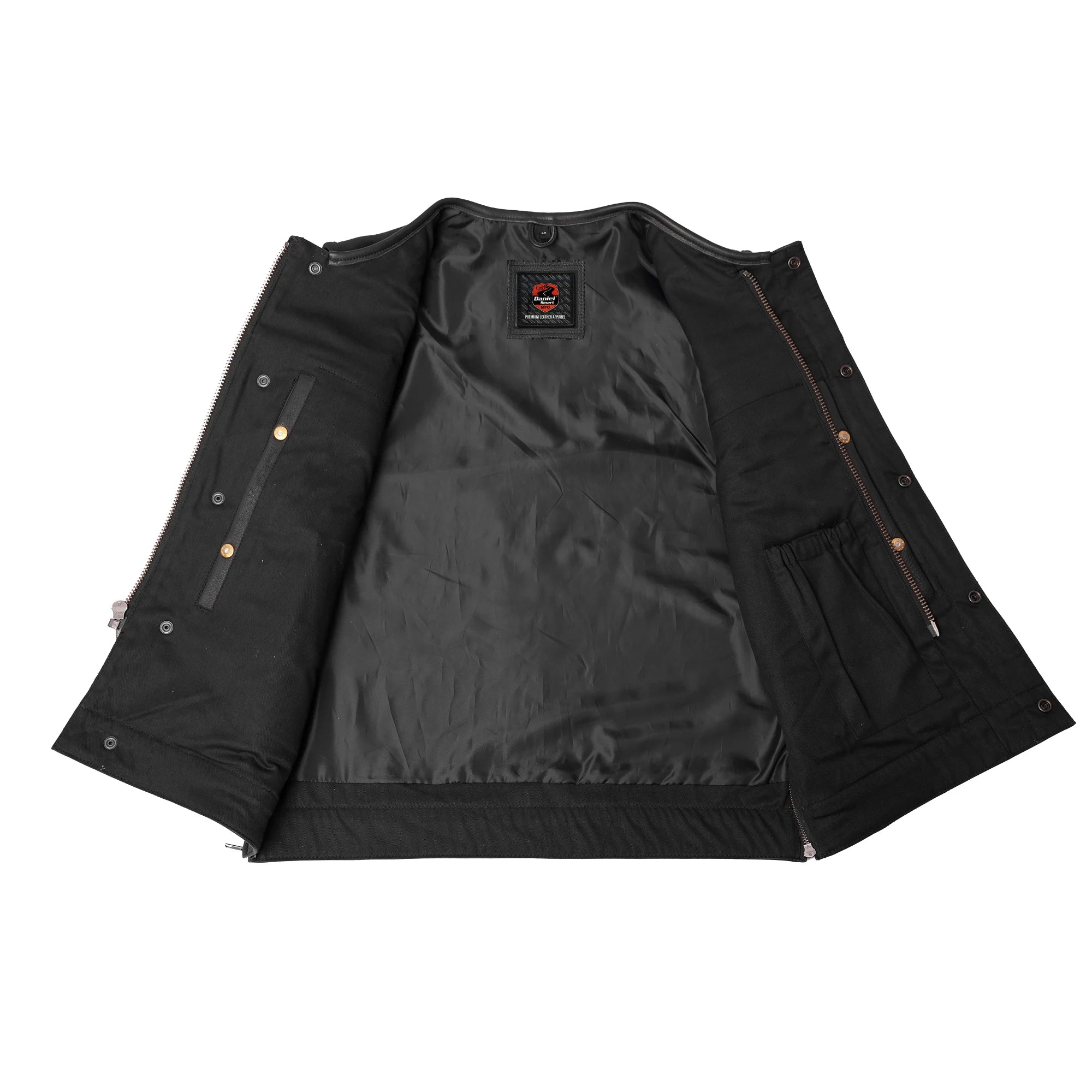Maverick Men's Motorcycle Leather Vest