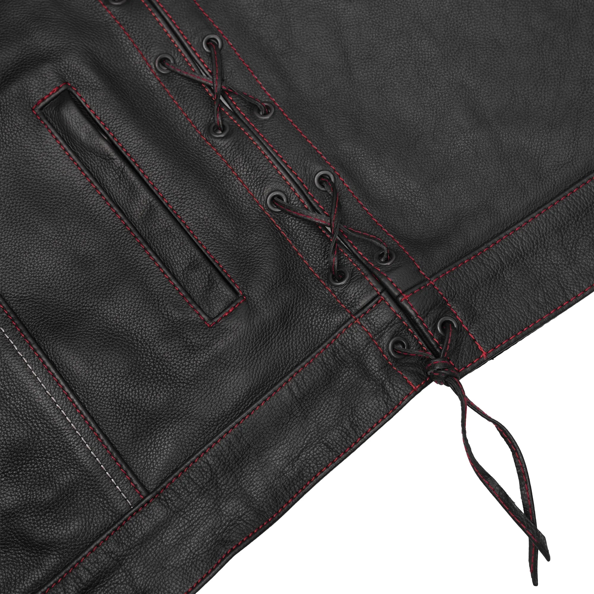 Redline™ Men's Motorcycle Leather Vest