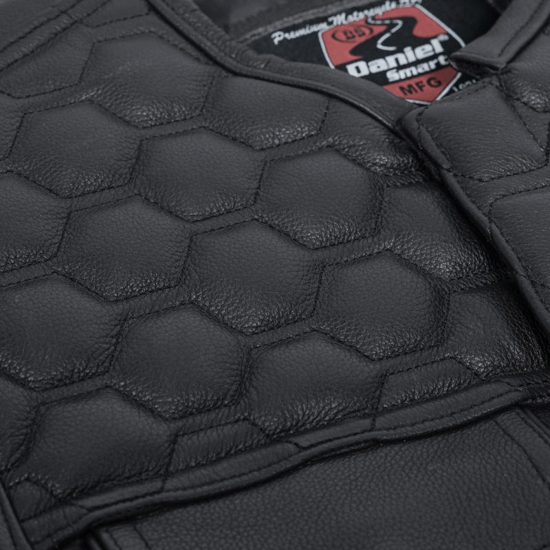 Neo Men's Motorcycle Leather Vest