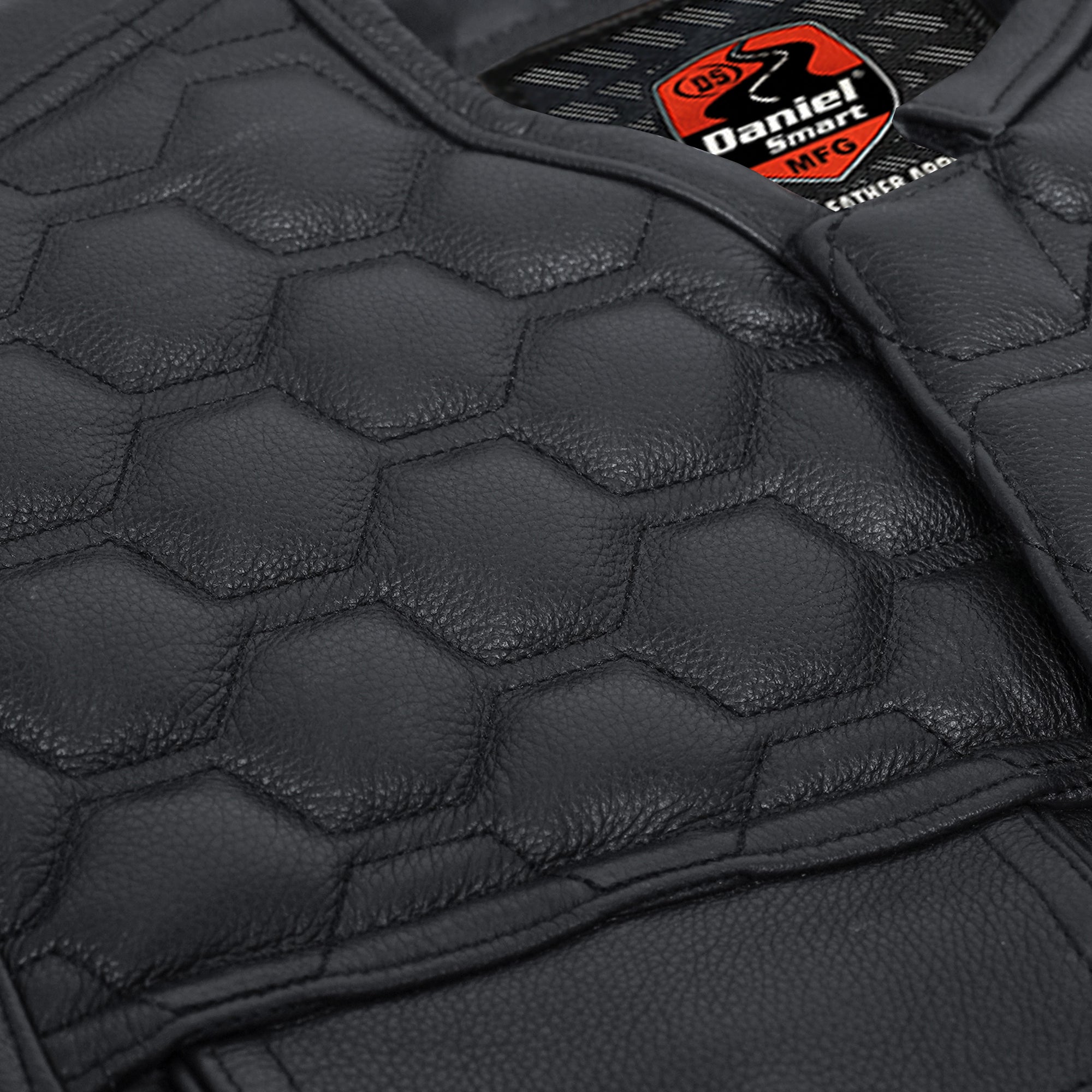 Neo Men's Motorcycle Leather Vest