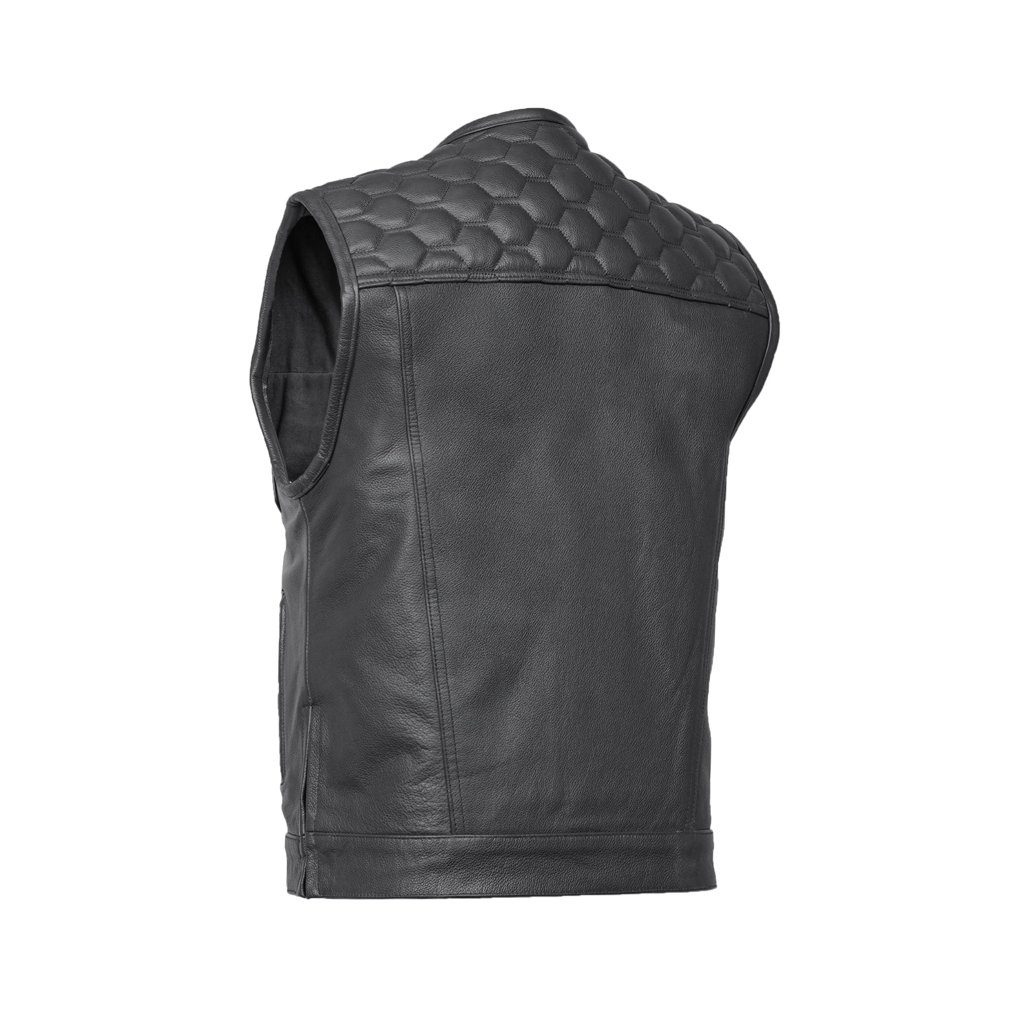 Neo Men's Motorcycle Leather Vest
