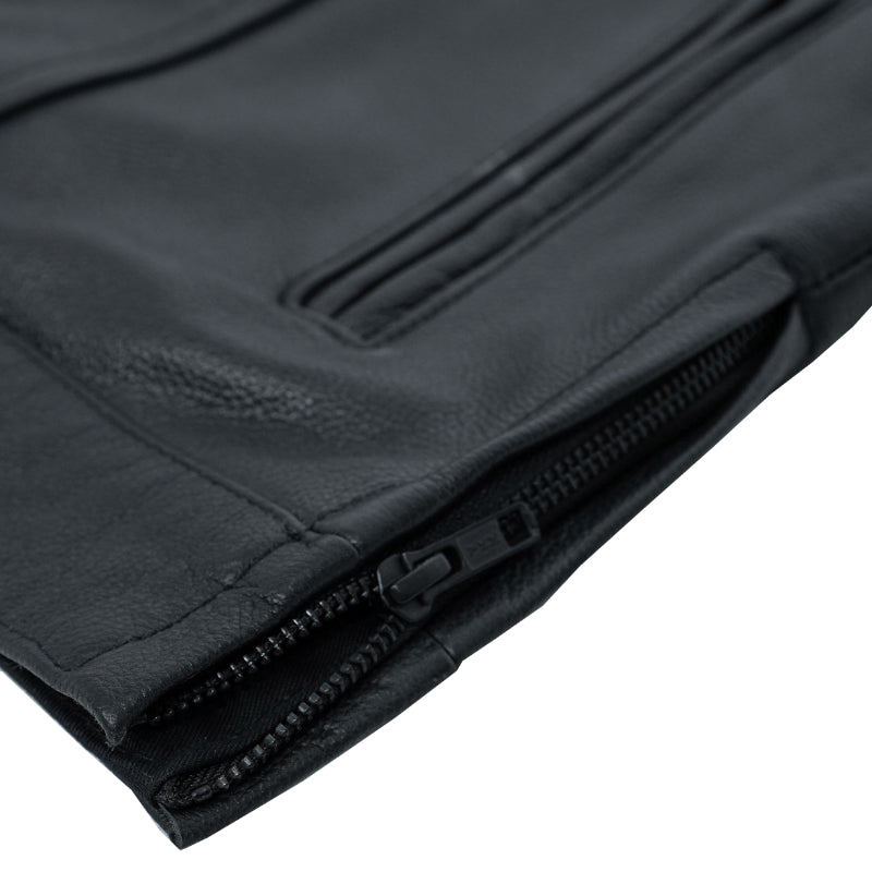 Neo Men's Motorcycle Leather Vest