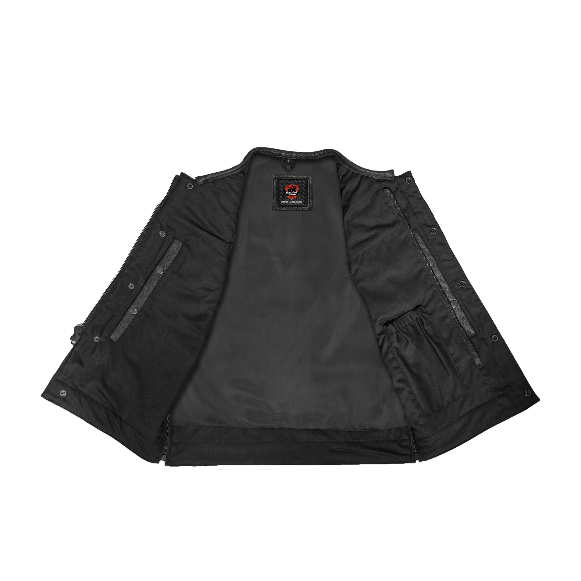 Neo Men's Motorcycle Leather Vest