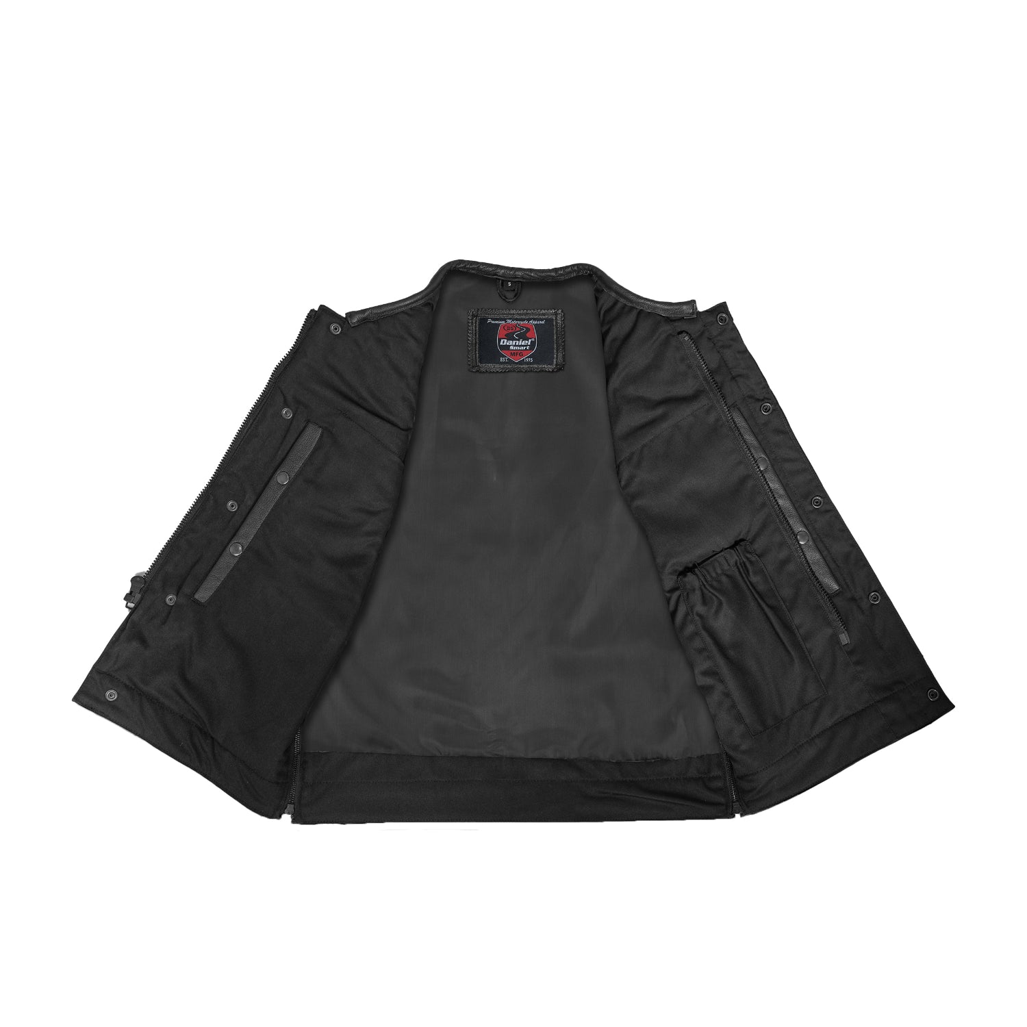 Neo Men's Motorcycle Leather Vest