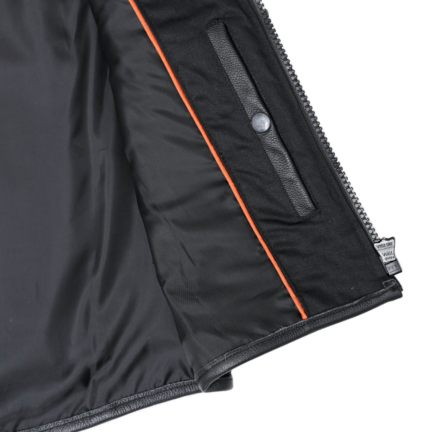 Stealth Women's Leather Motorcycle Vest