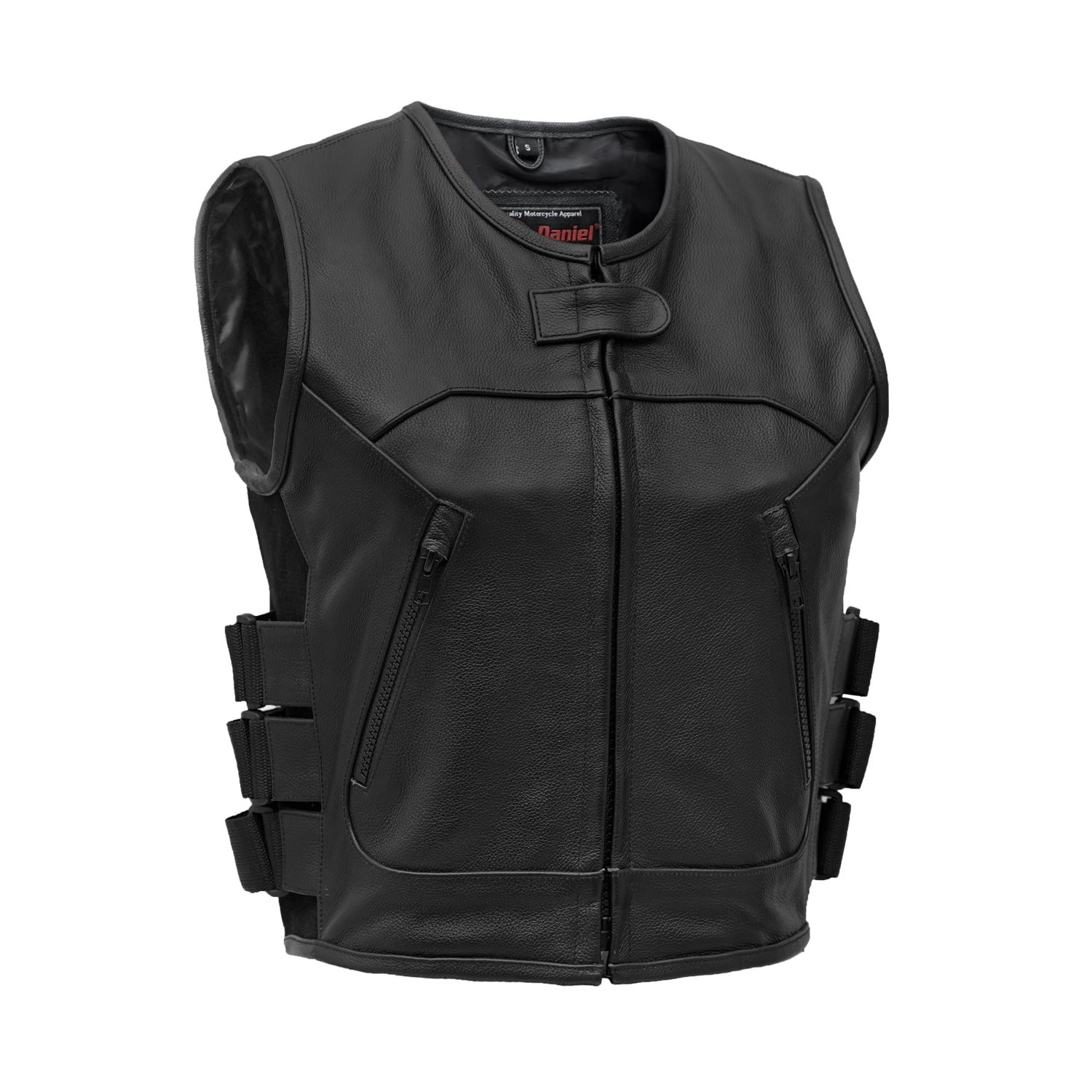 Stealth Women's Leather Motorcycle Vest