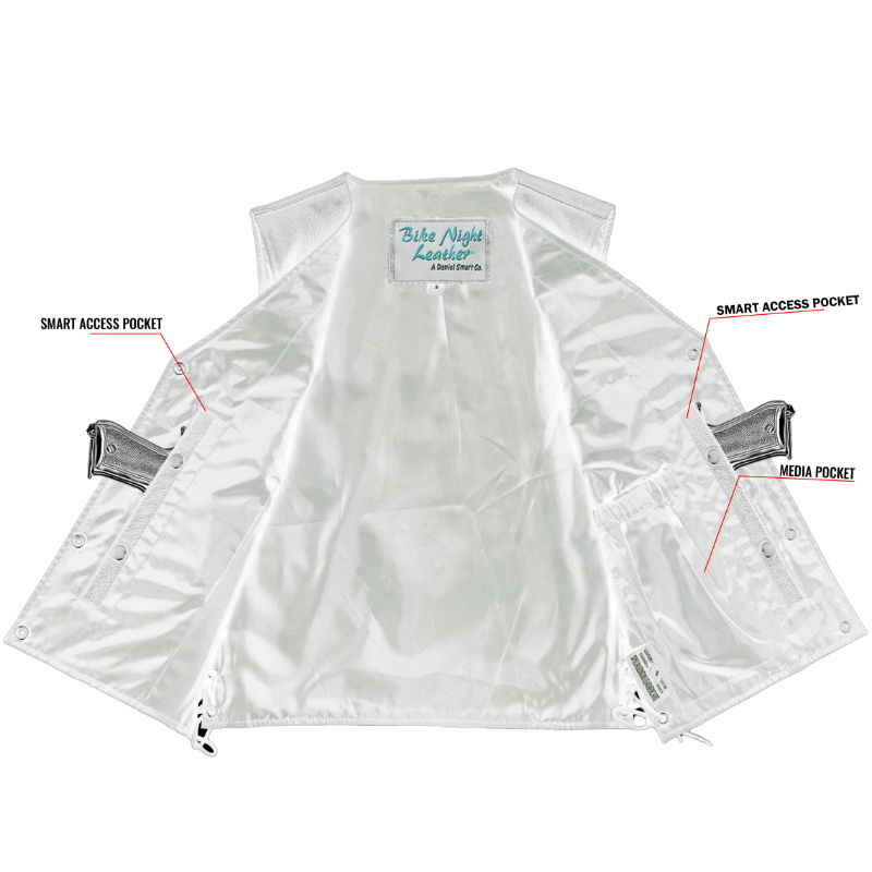 Her Miles Women's Leather Motorcycle Vest