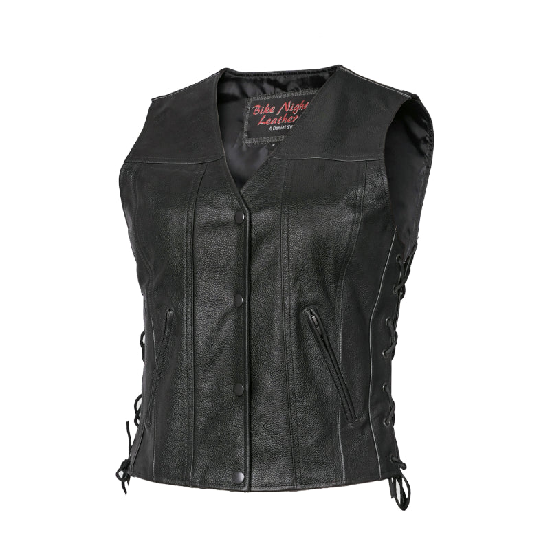 Her Miles - Women's Leather Motorcycle Vest
