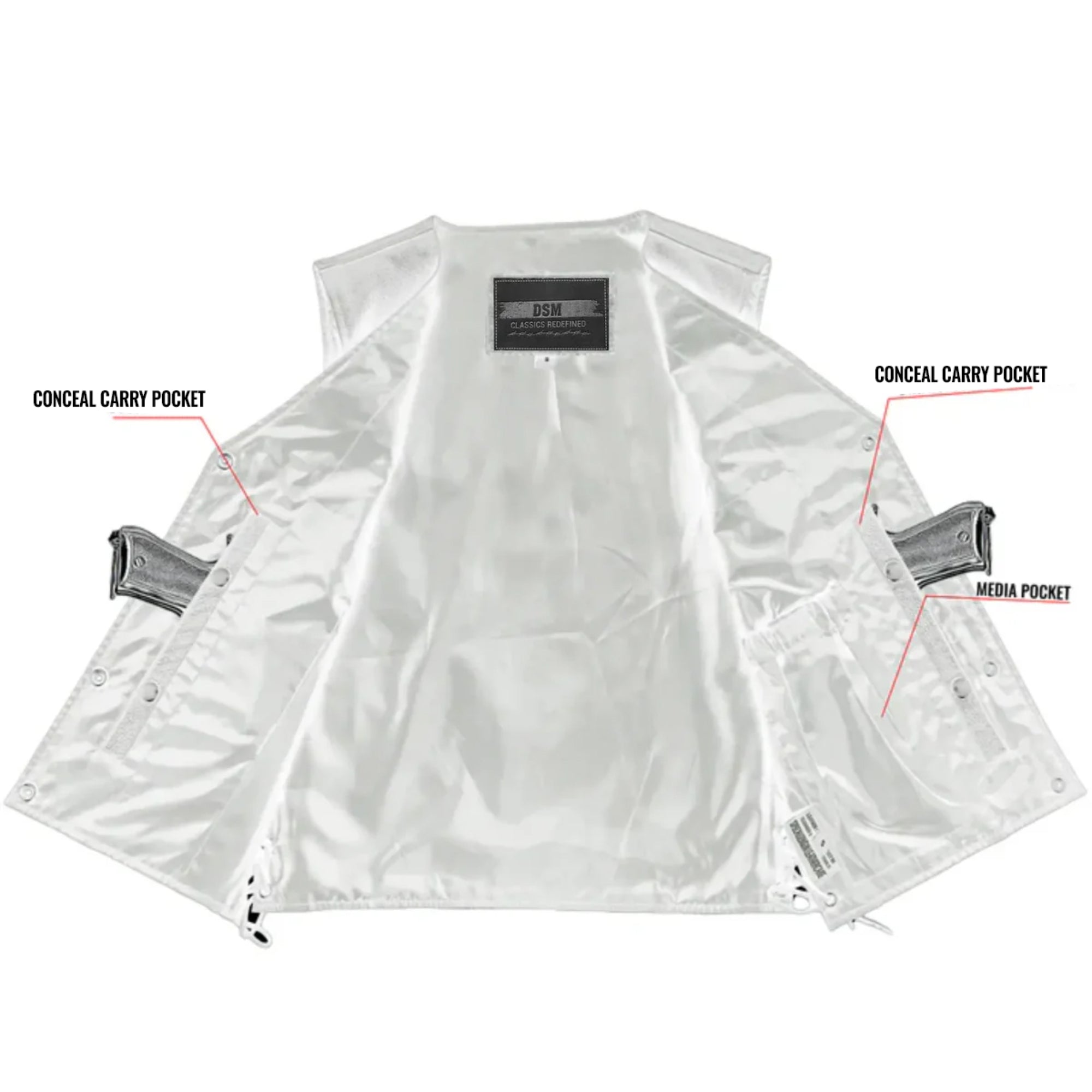 Her Miles™ Women's Leather Motorcycle Vest