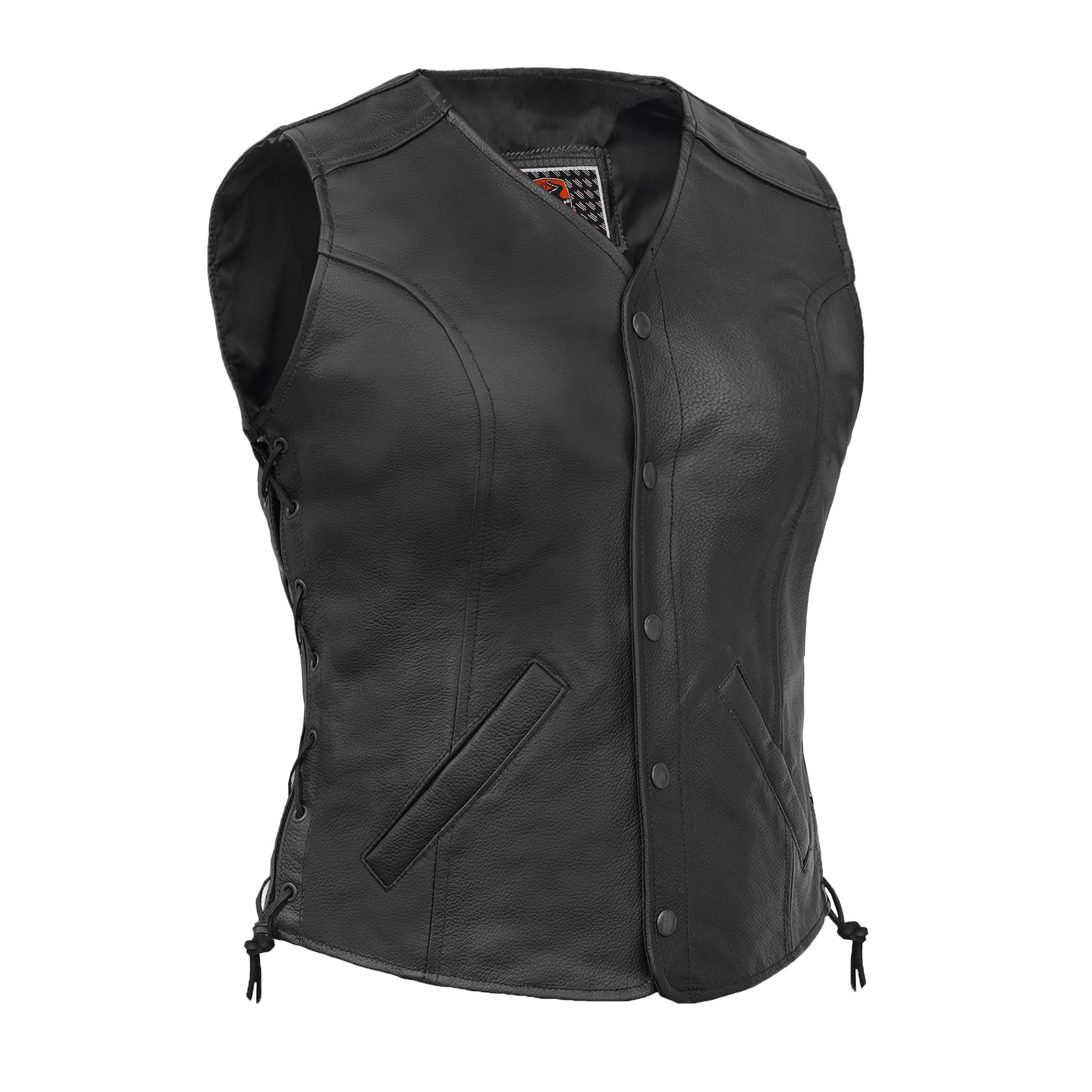 Lacera™ Women's Leather Motorcycle Vest
