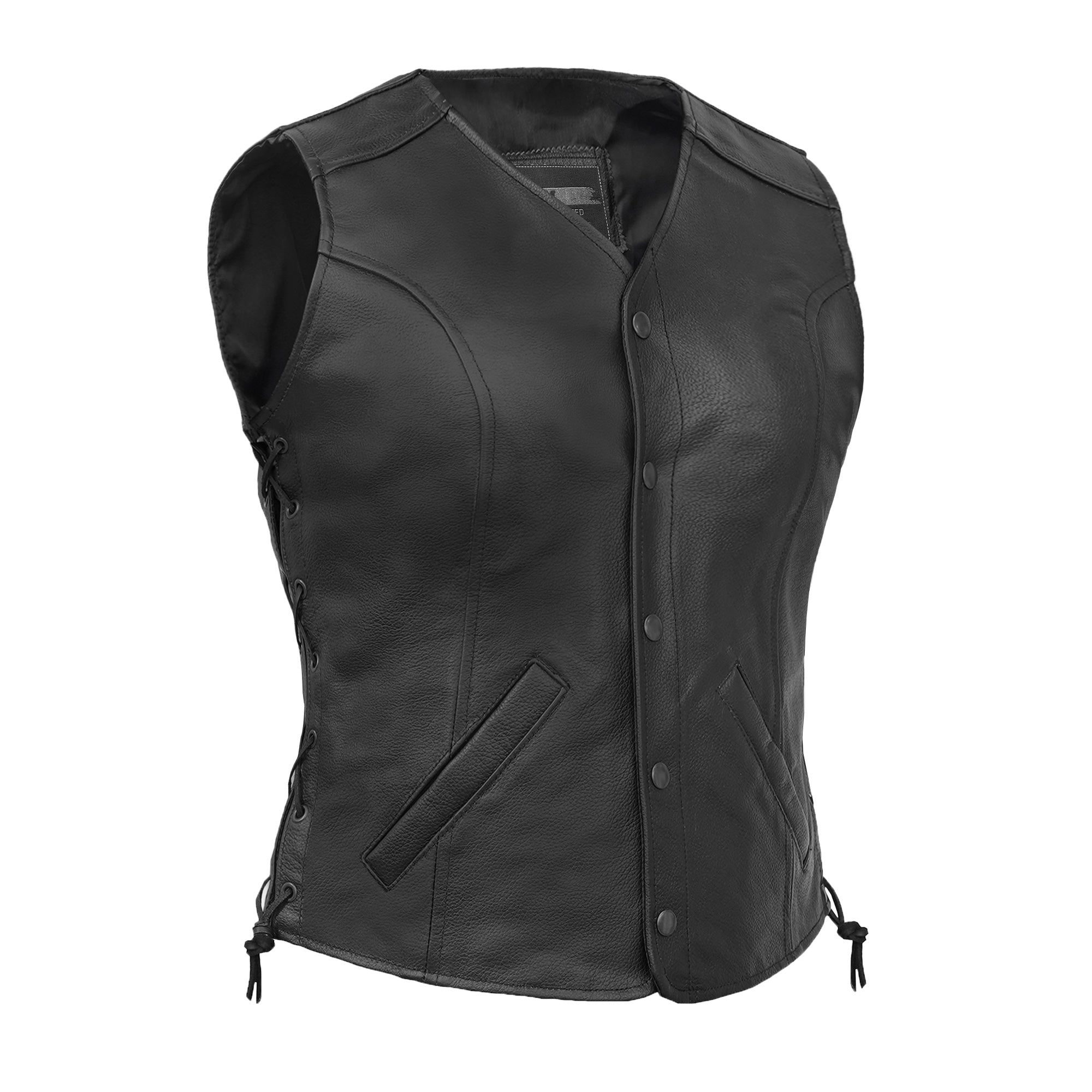 Lacera™ Women's Leather Motorcycle Vest