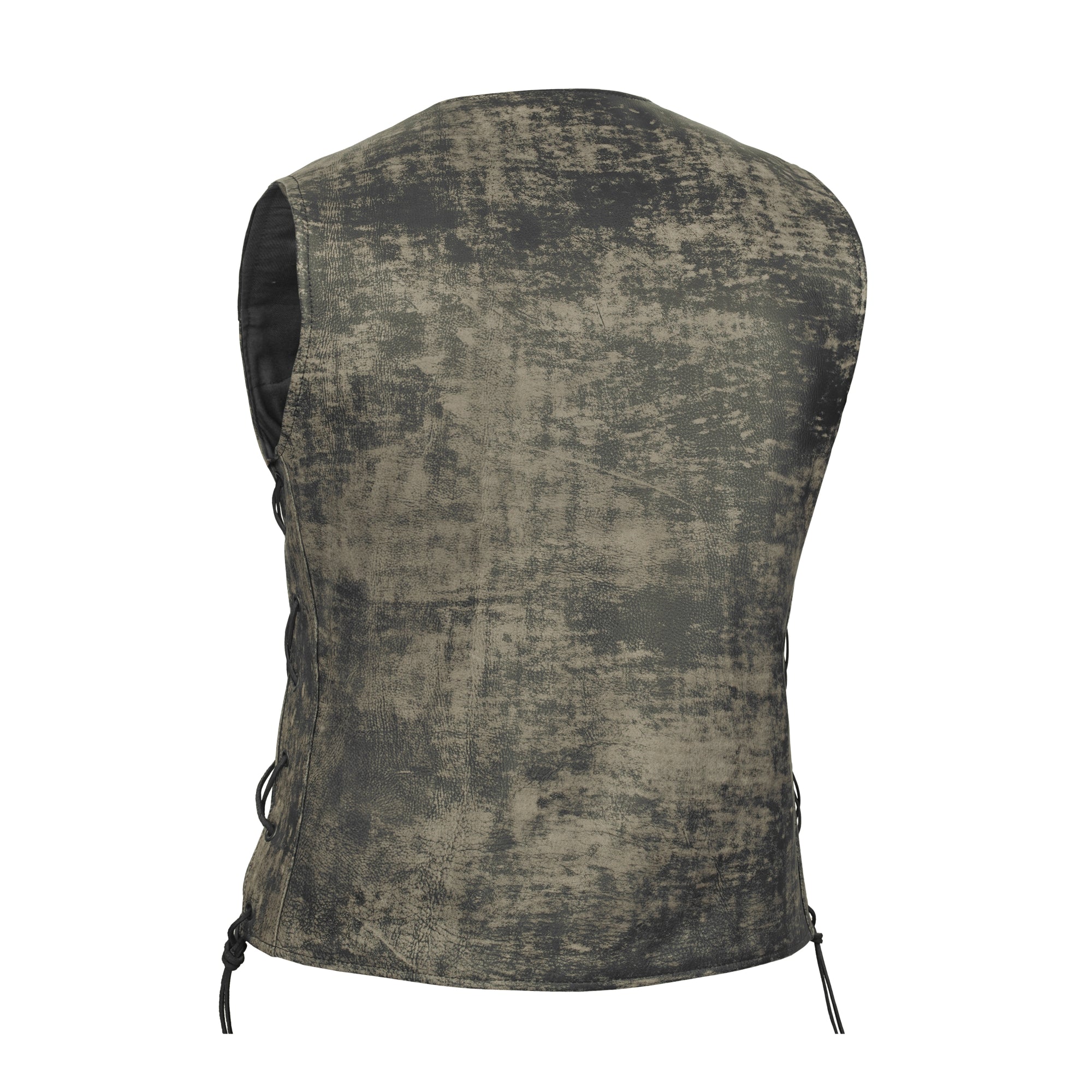 Oak Women's Leather Motorcycle Vest