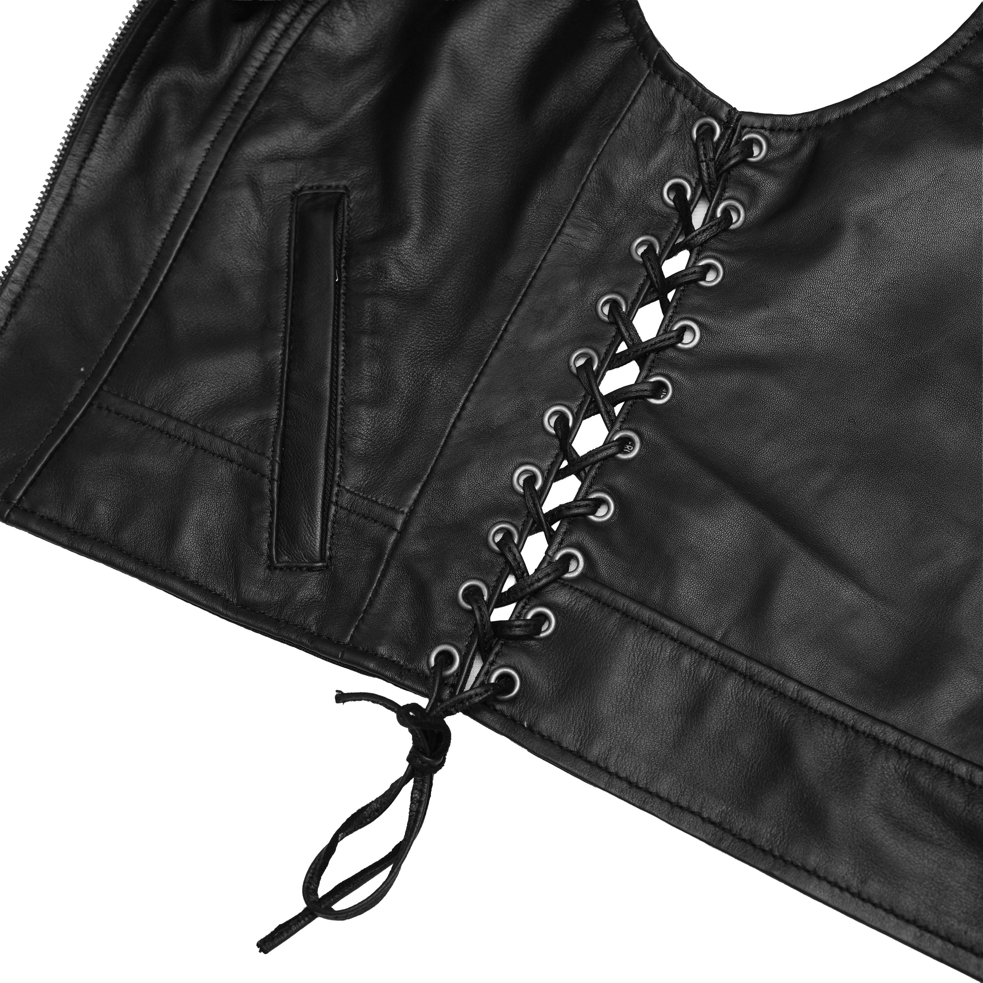 Feather - Women's Leather Motorcycle Vest