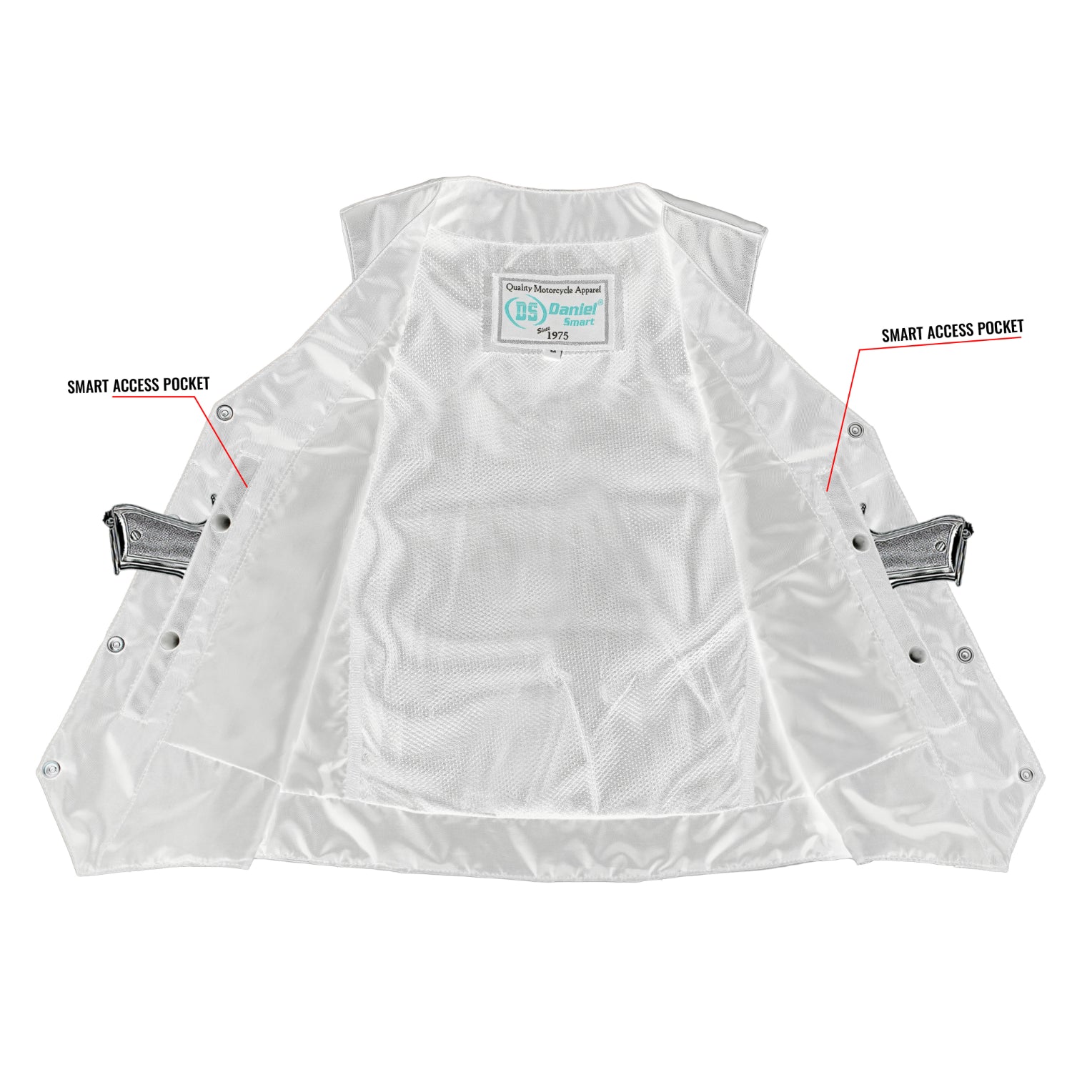 Timeless Women's Leather Motorcycle Vest
