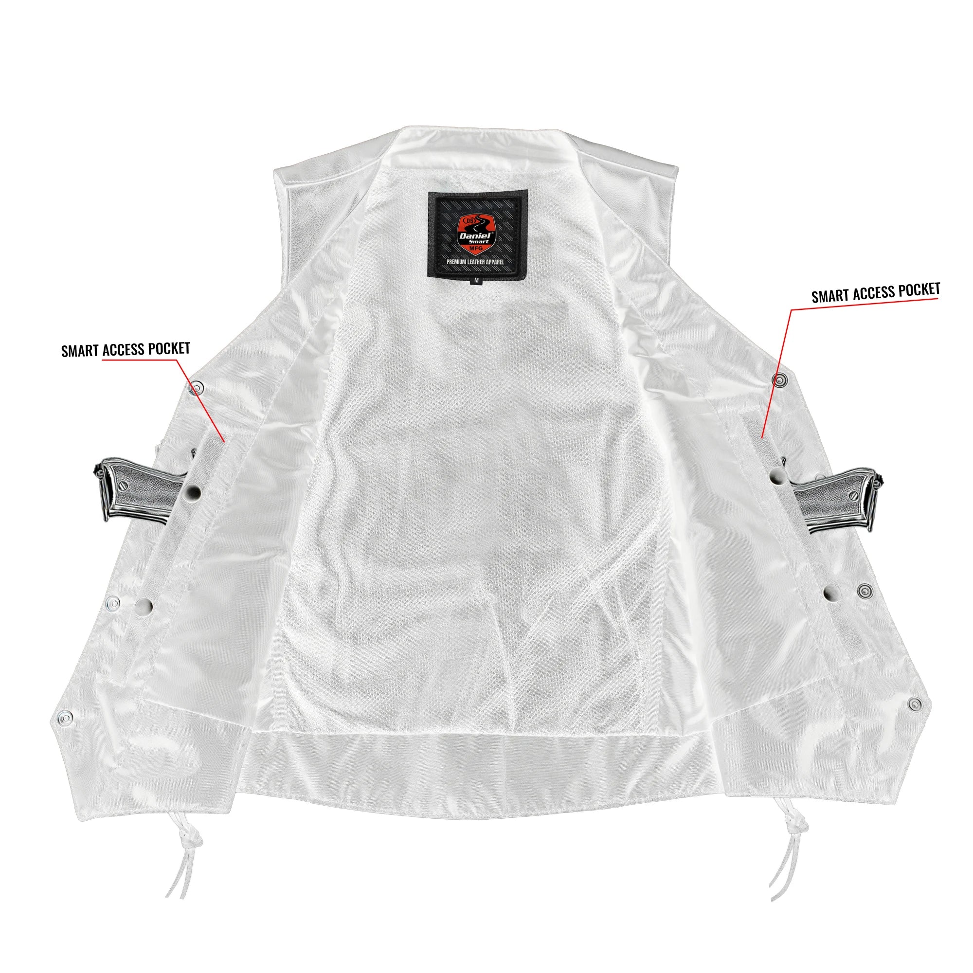 Rovena - Women's Leather Motorcycle Vest