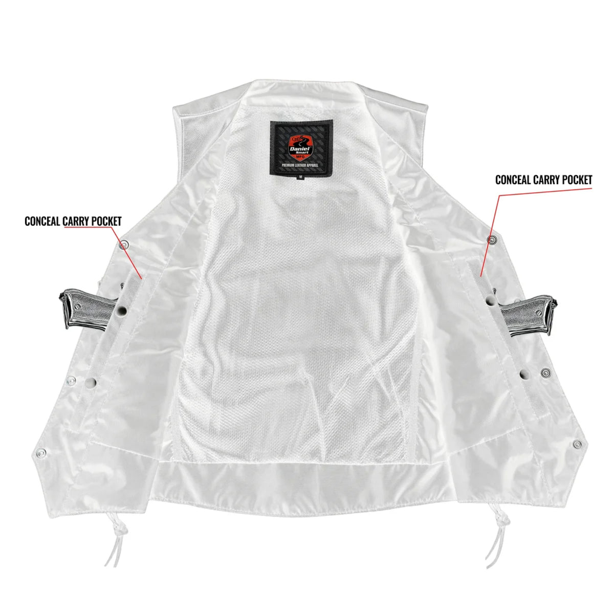 Rovena - Women's Leather Motorcycle Vest