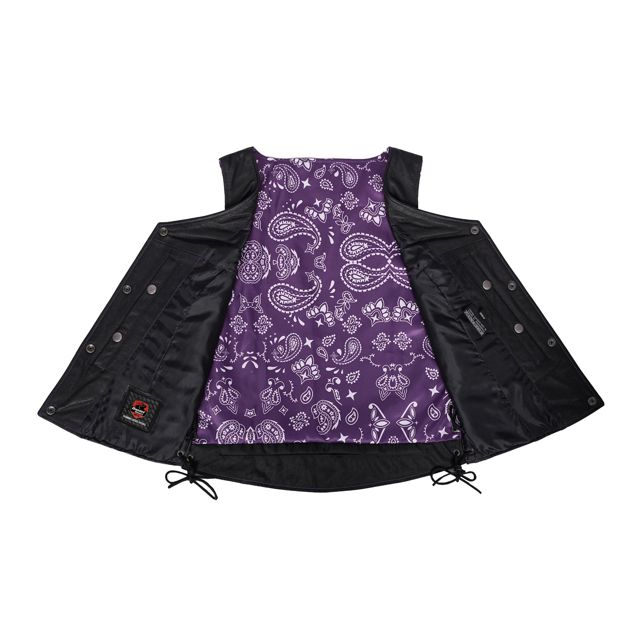 Miss Miles™ Women's Leather Motorcycle Vest