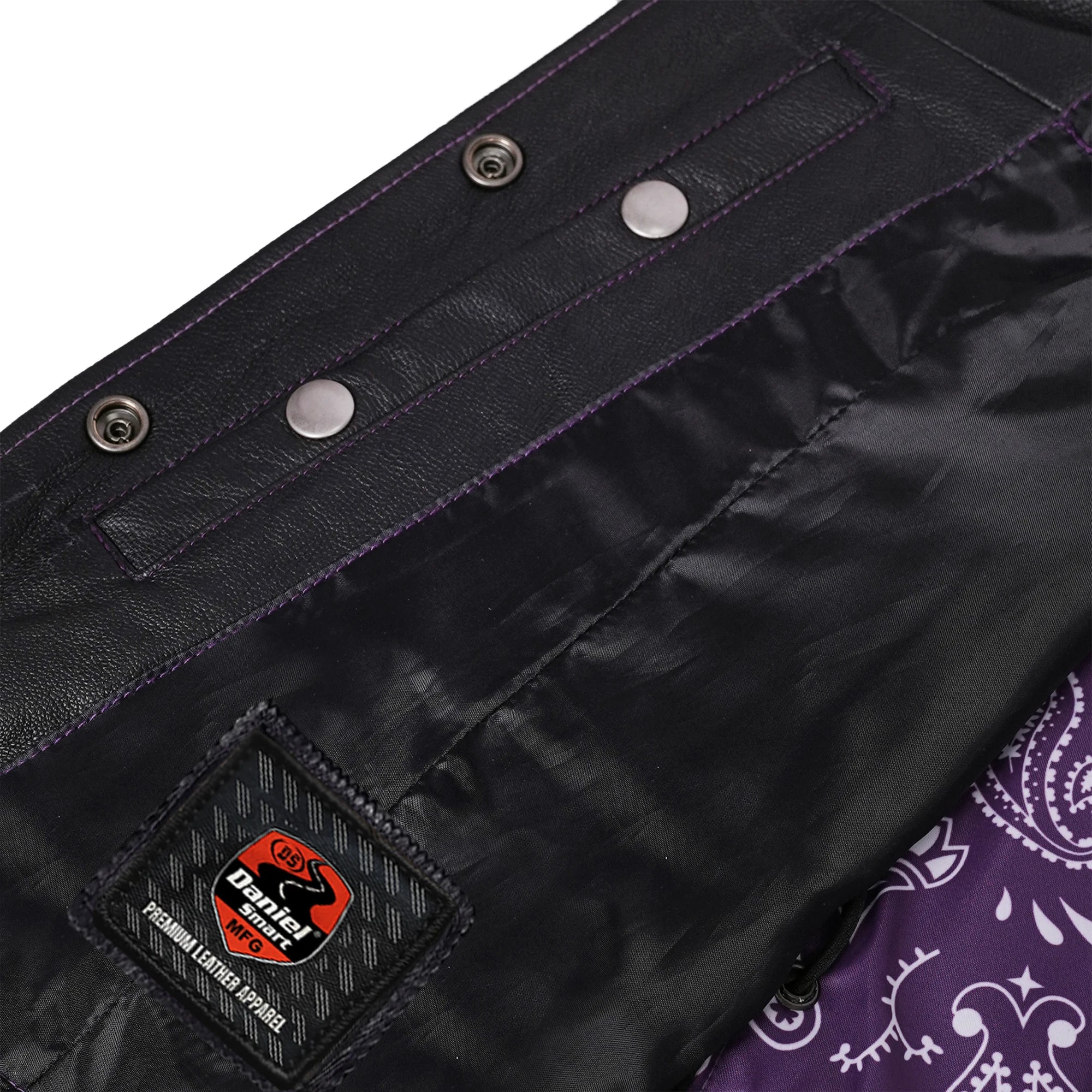 Miss Miles™ Women's Leather Motorcycle Vest