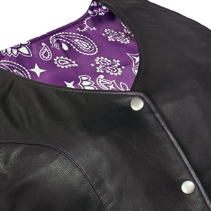 Miss Miles™ Women's Leather Motorcycle Vest