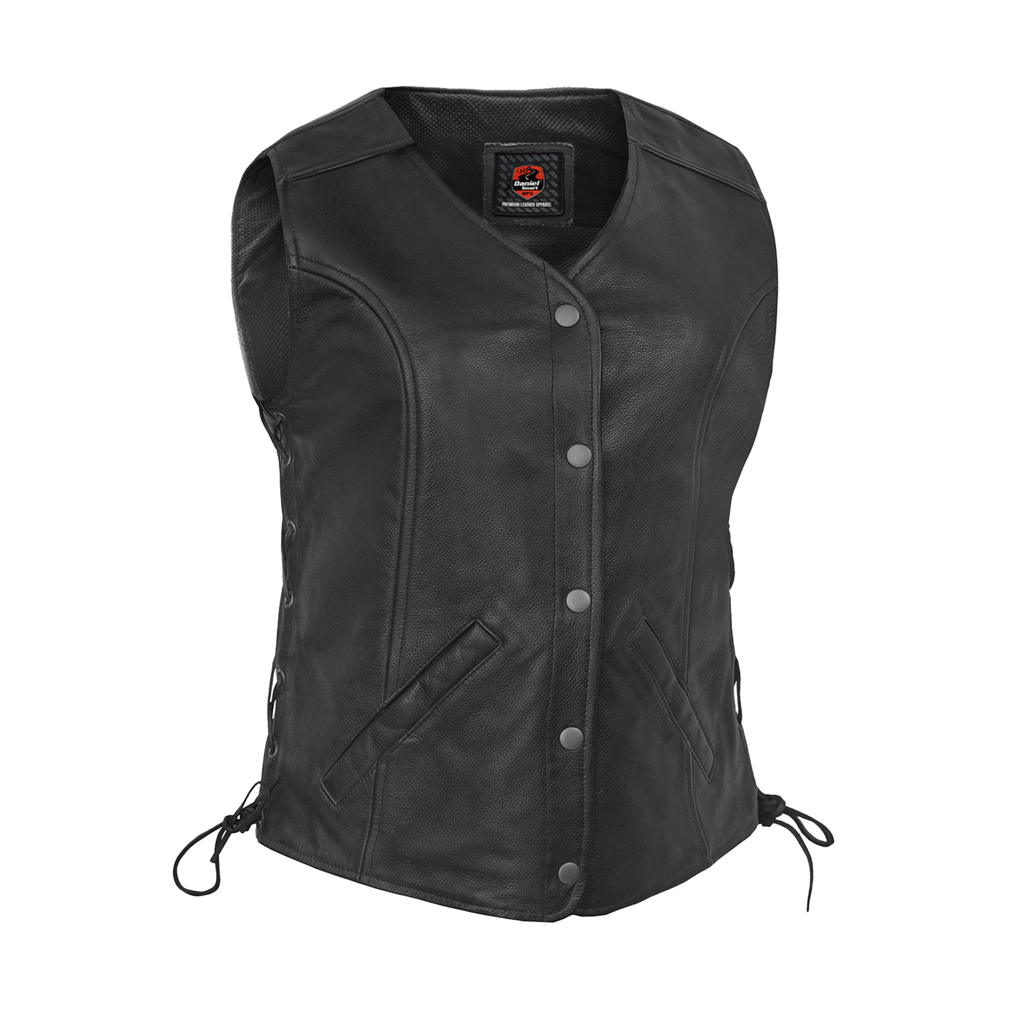 Regal Women's Leather Motorcycle Vest