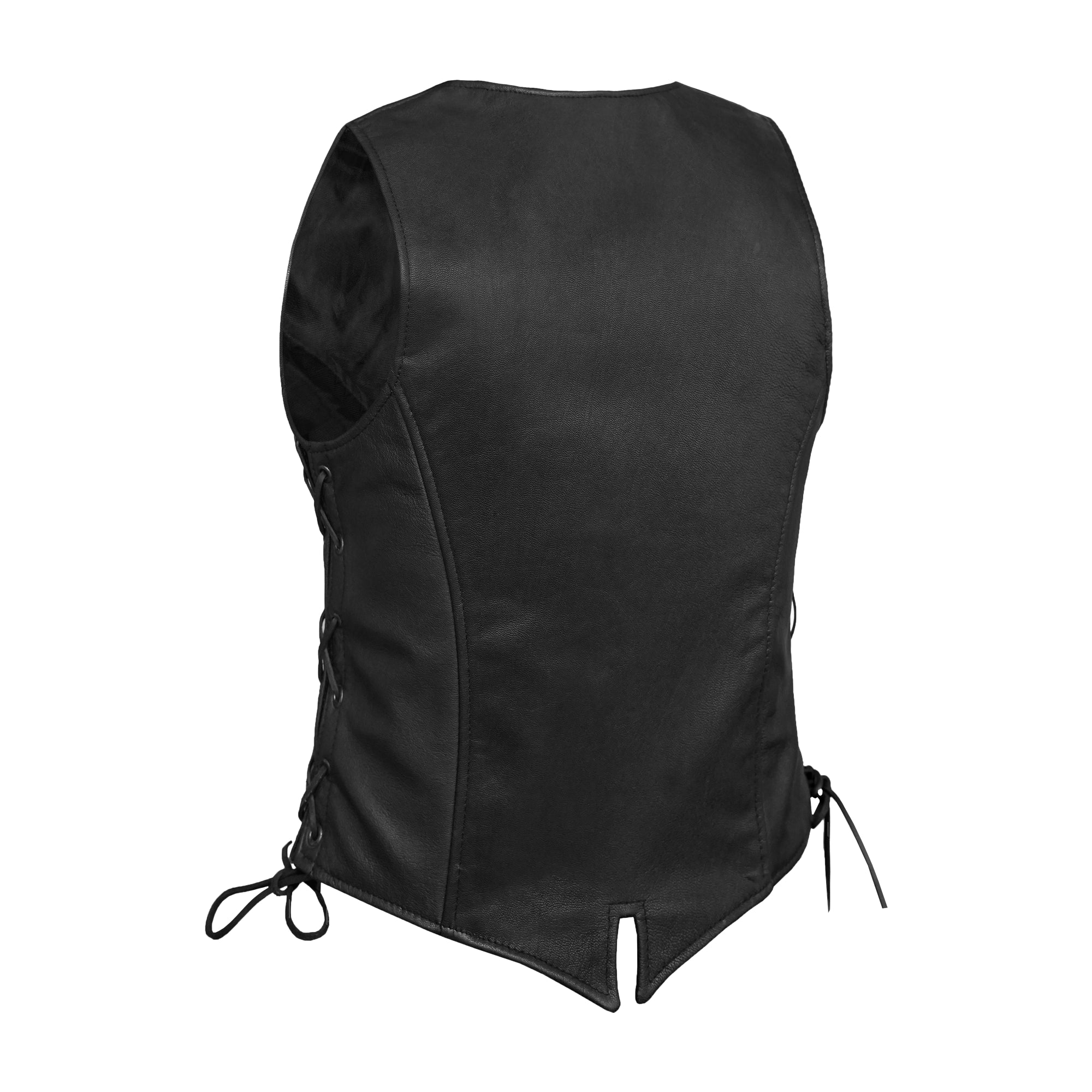 Essence Women's Leather Motorcycle Vest