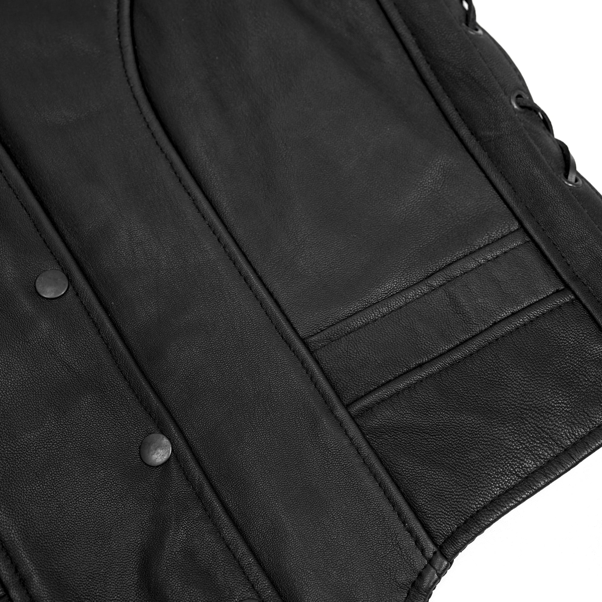 Essence Women's Leather Motorcycle Vest