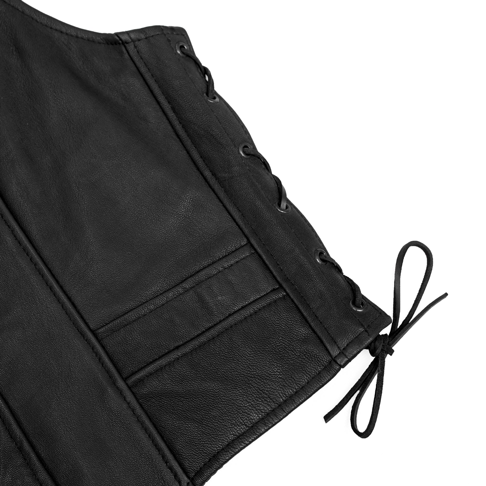 Essence Women's Leather Motorcycle Vest