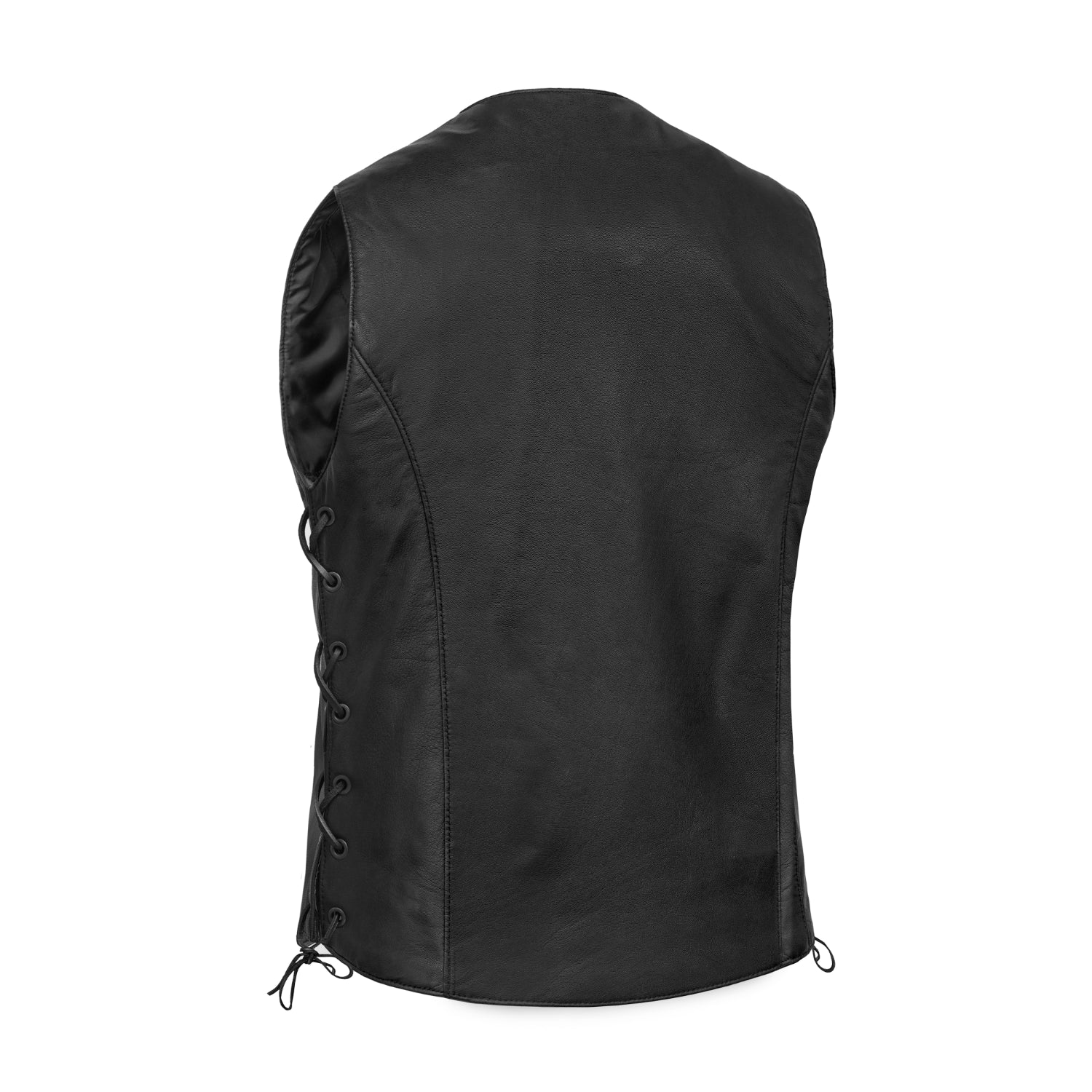 Braid Women's Leather Motorcycle Vest