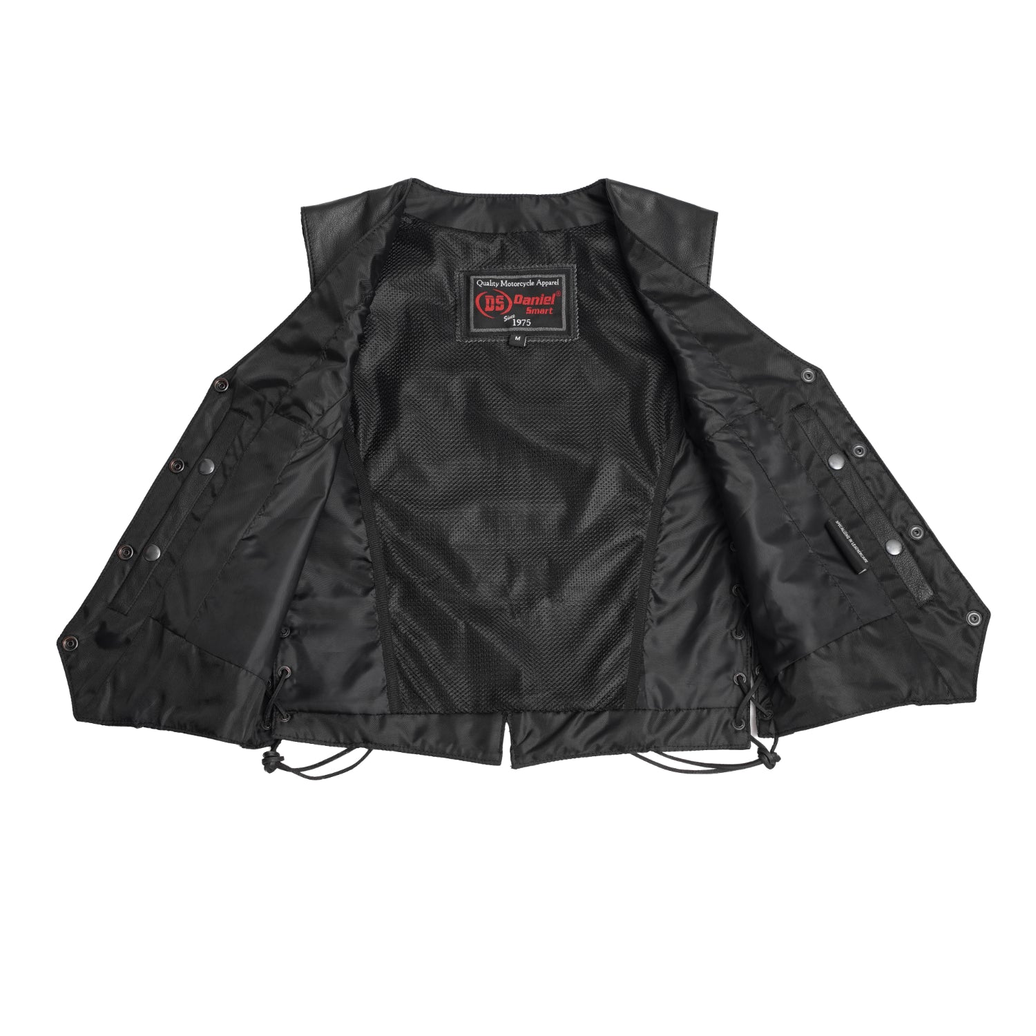 Braid Women's Leather Motorcycle Vest