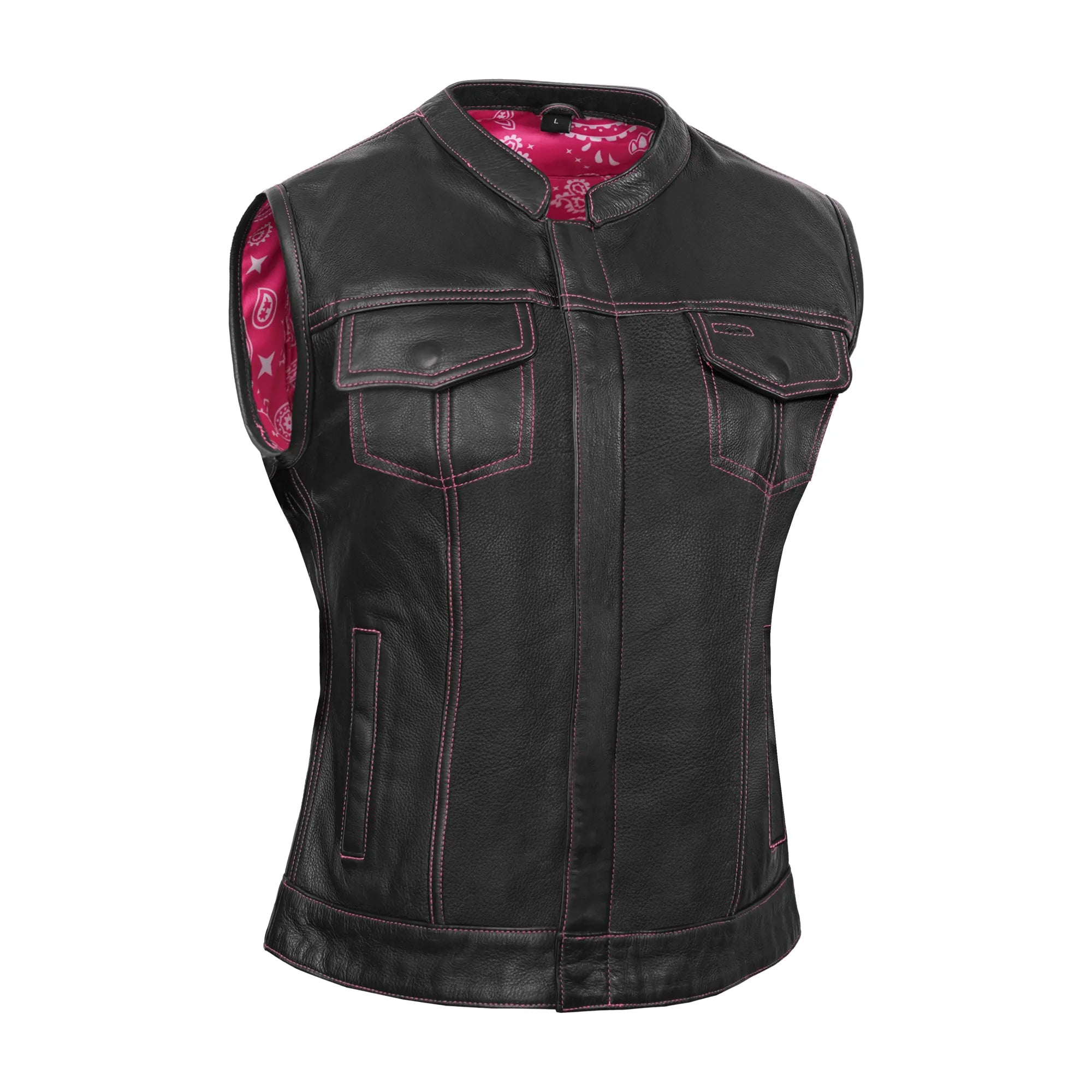 Orchid™ Women's Leather Motorcycle Vest
