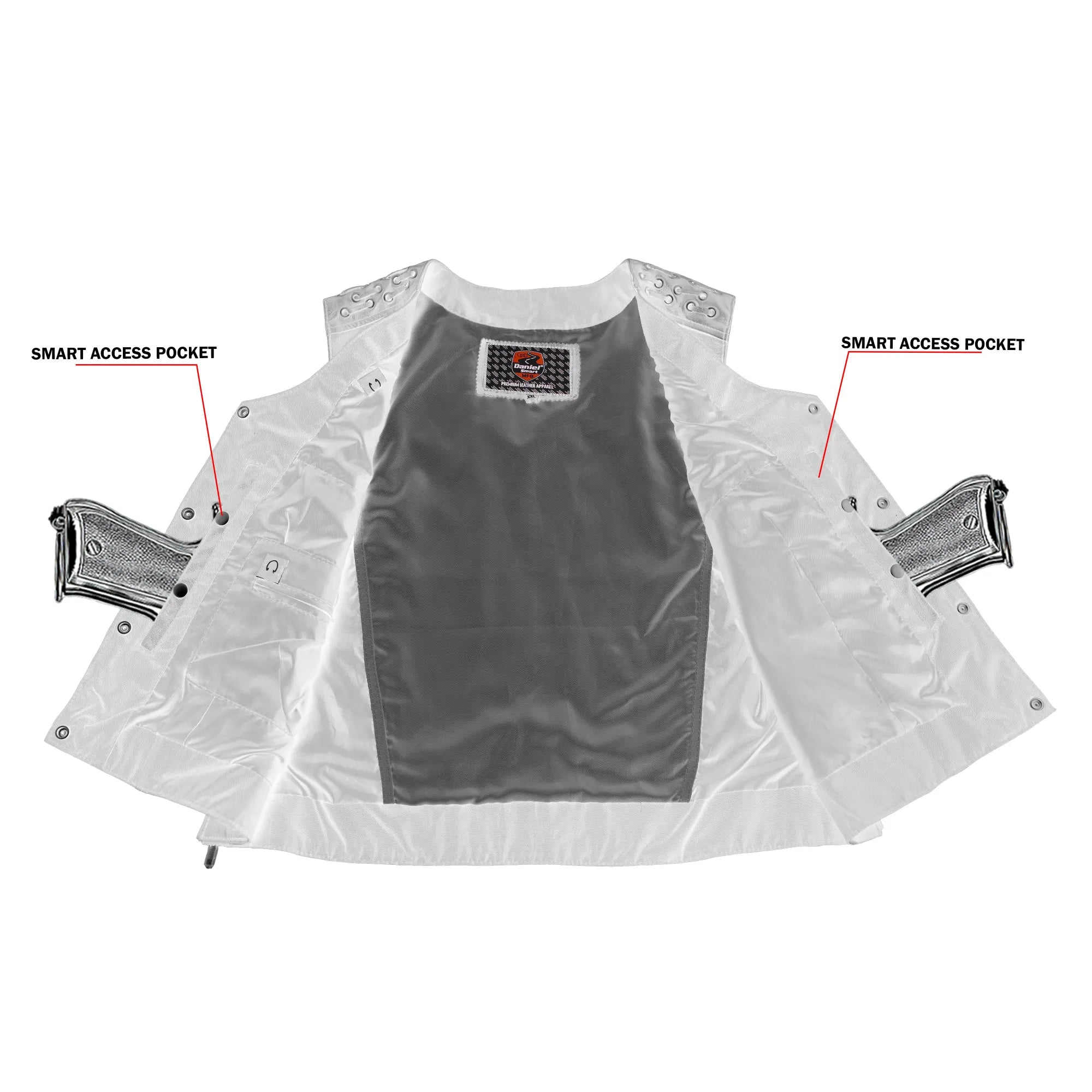Valkyrie Women's Leather Motorcycle Vest