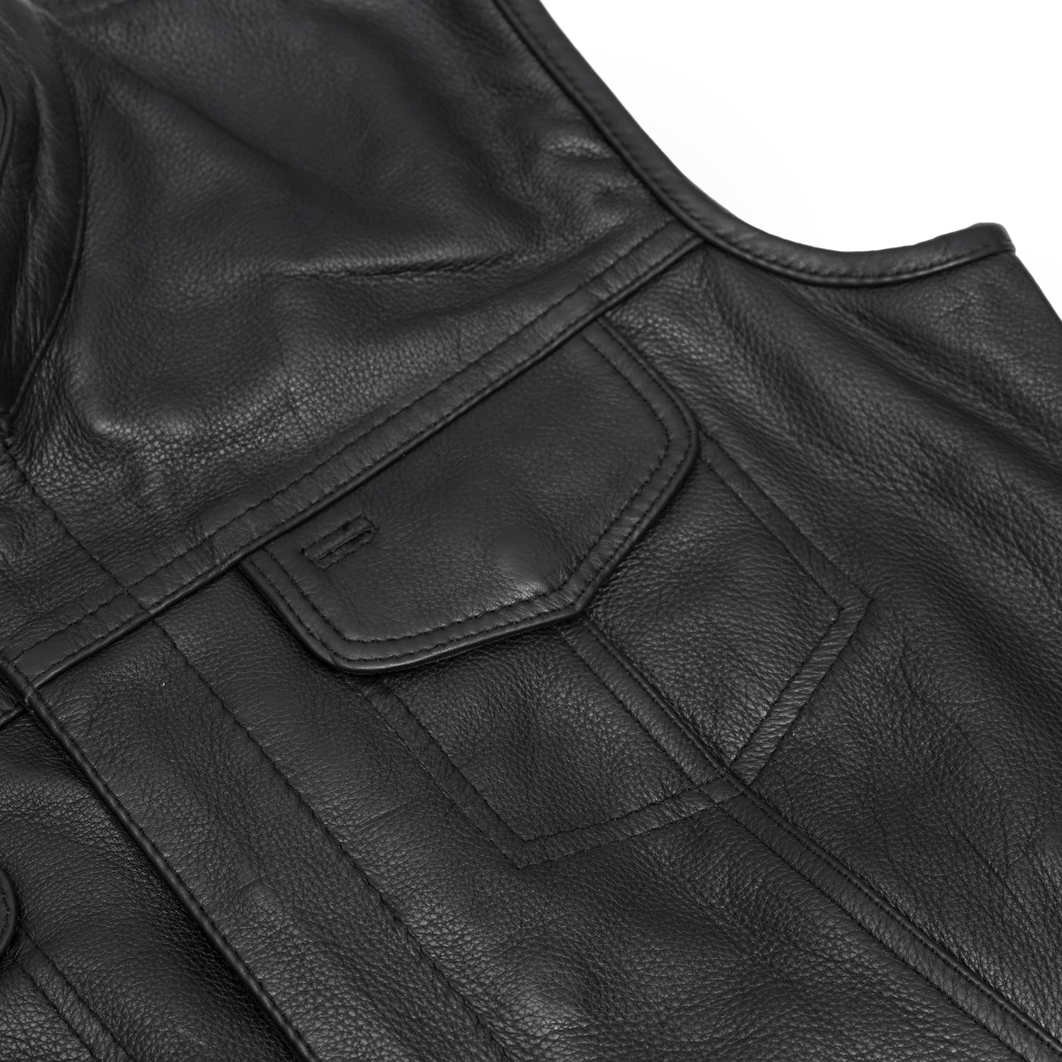 Myst Women's Leather Motorcycle Vest