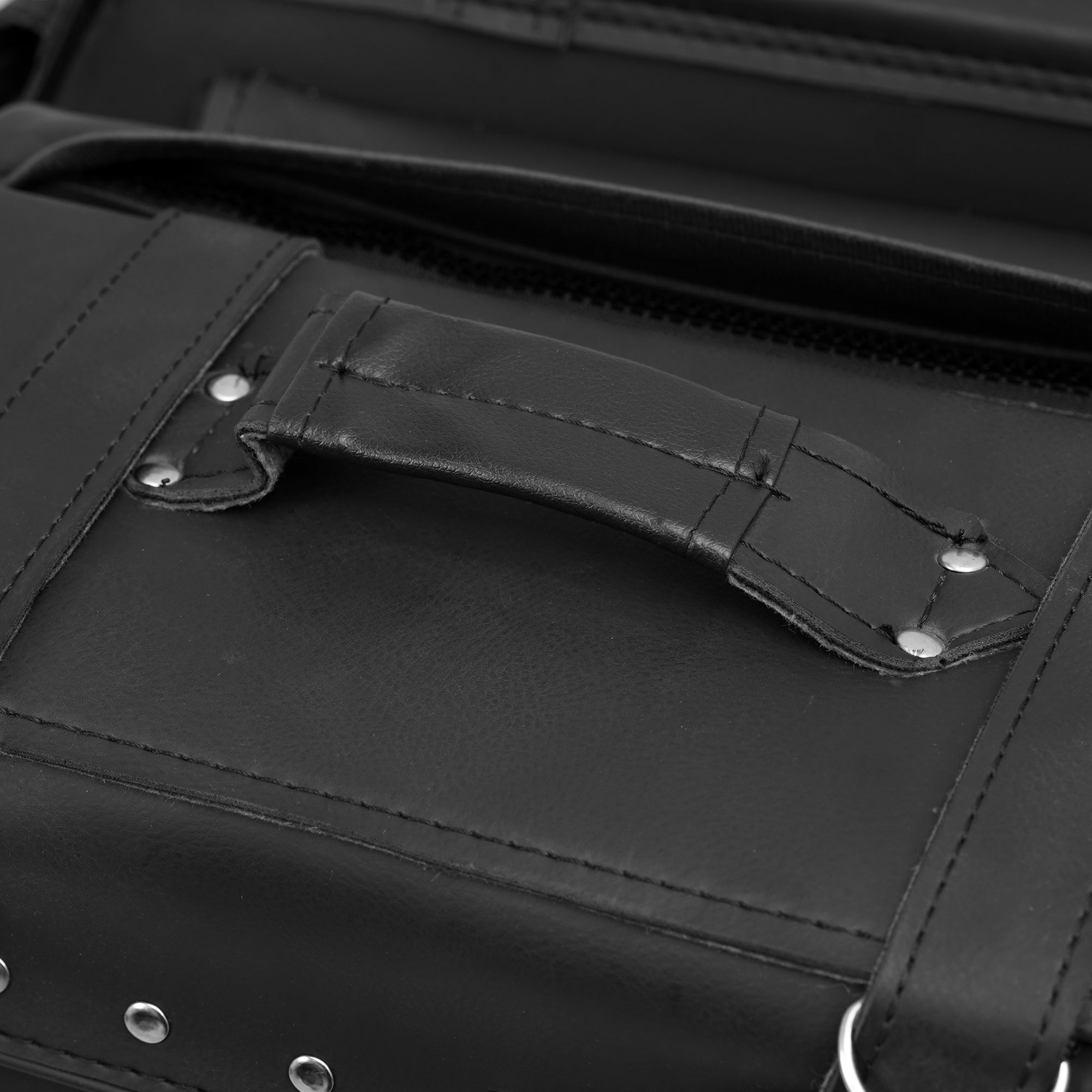 Voyager - Two-Strap Saddle Bag w/ Studs