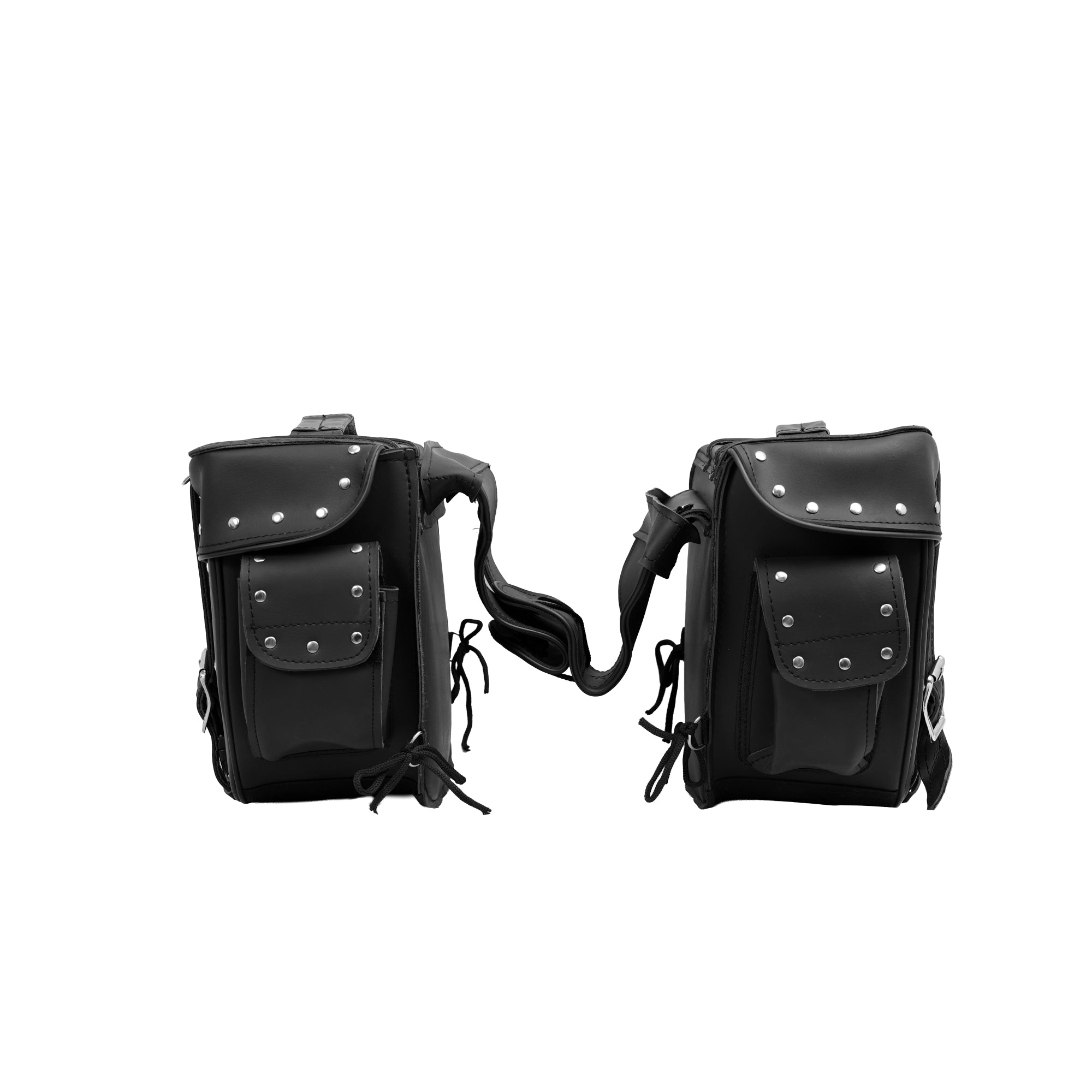 Voyager - Two-Strap Saddle Bag w/ Studs